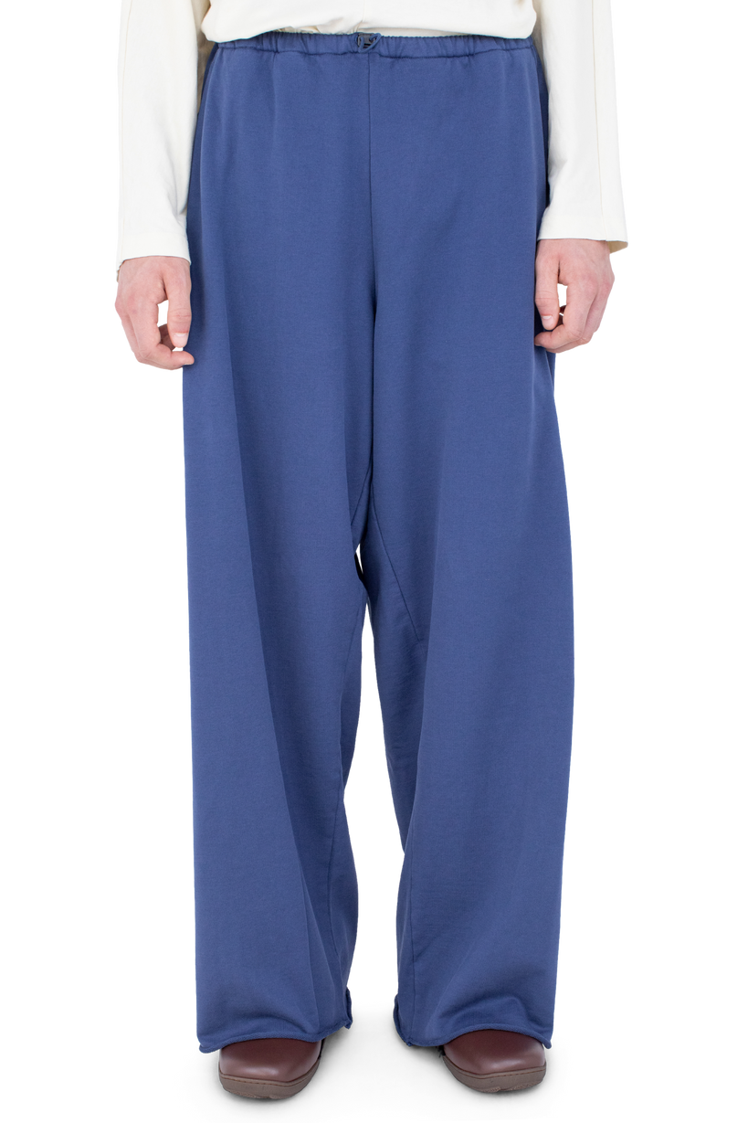 VELEKA Wide Trousers — Marine Blue