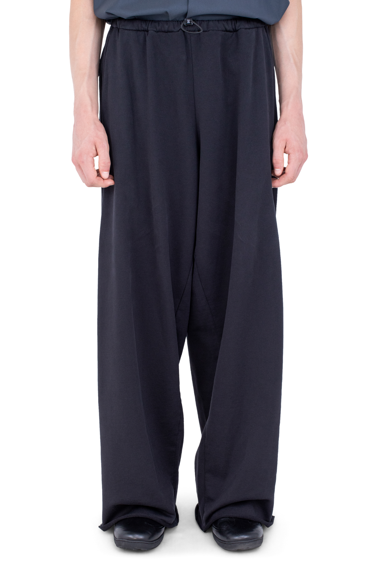VELEKA Wide Trousers — Charcoal