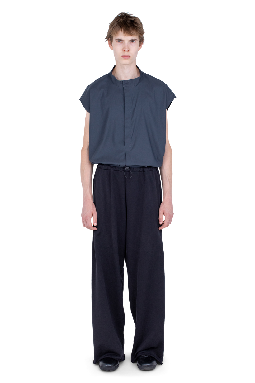 VELEKA Wide Trousers — Charcoal
