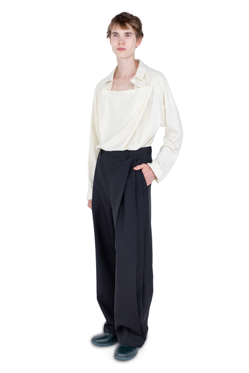 VAALS Tailored Trousers — Space Black