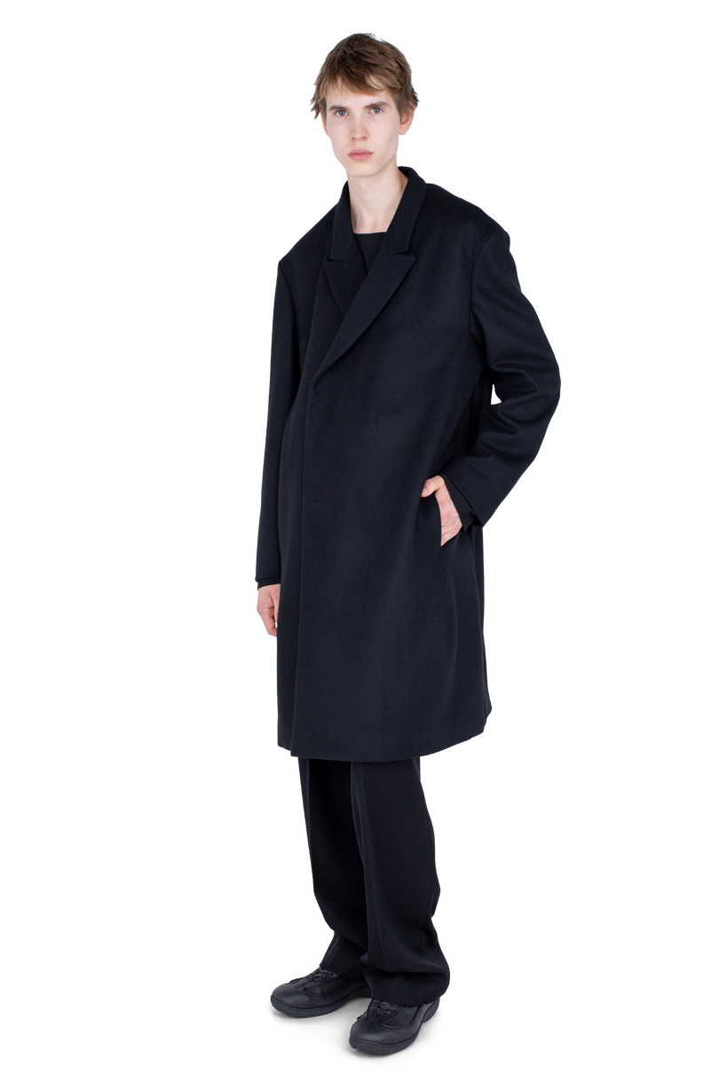 EPELDE Overcoat — Deep Black