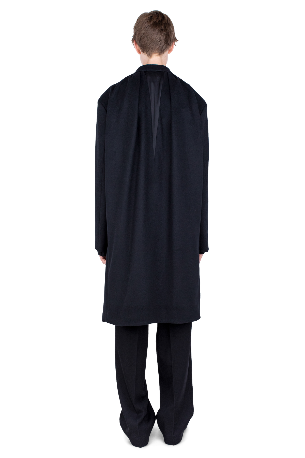 EPELDE Overcoat — Deep Black