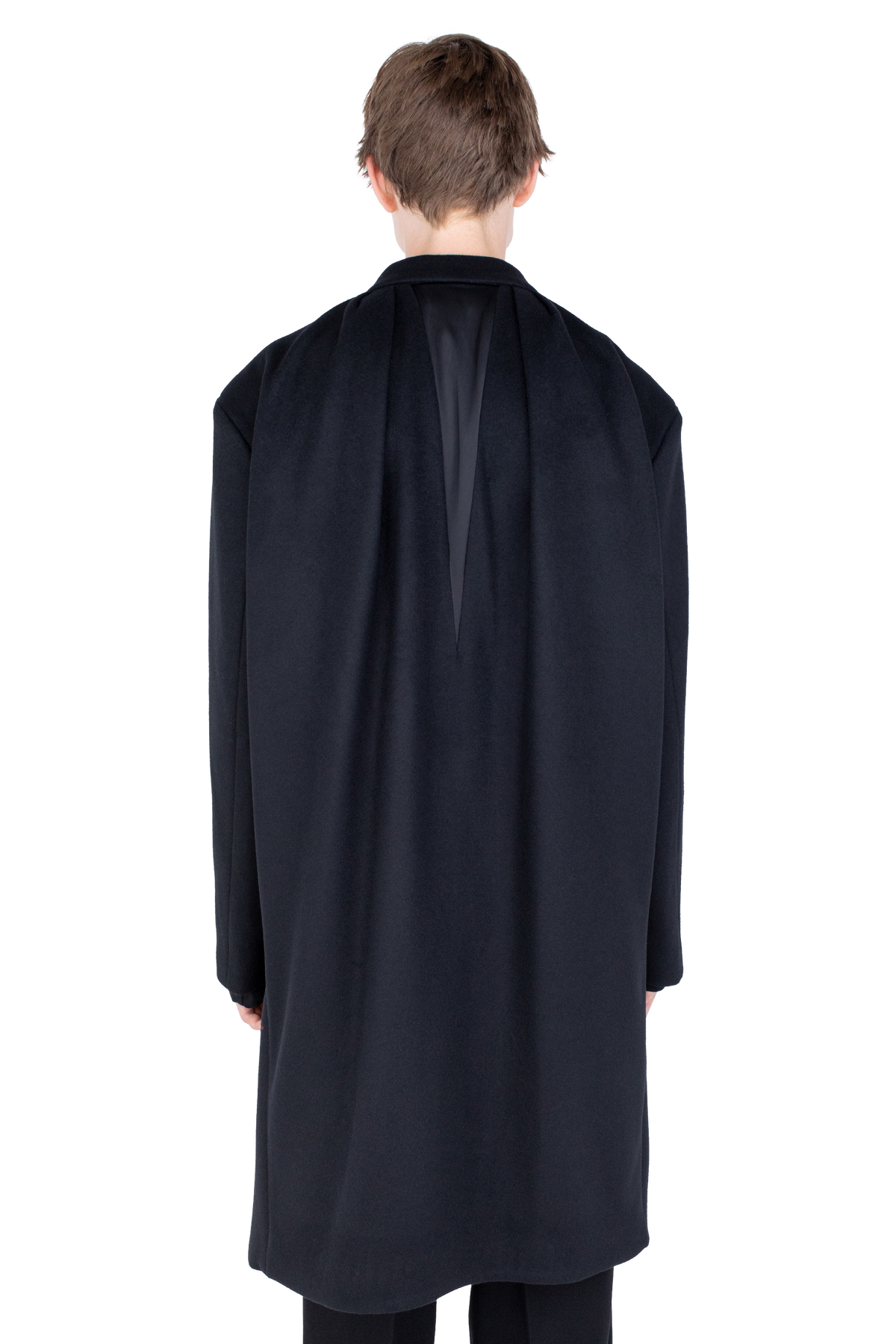 EPELDE Overcoat — Deep Black