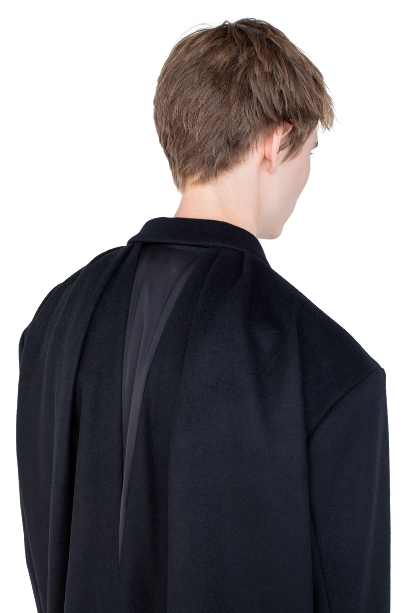 EPELDE Overcoat — Deep Black
