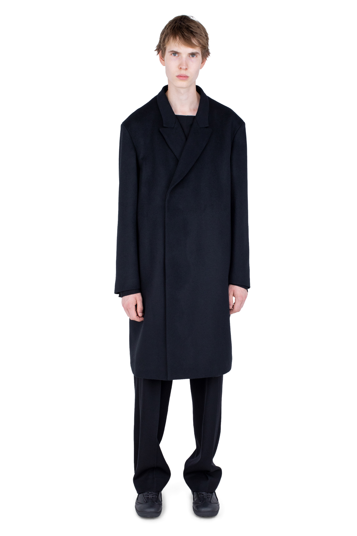 EPELDE Overcoat — Deep Black