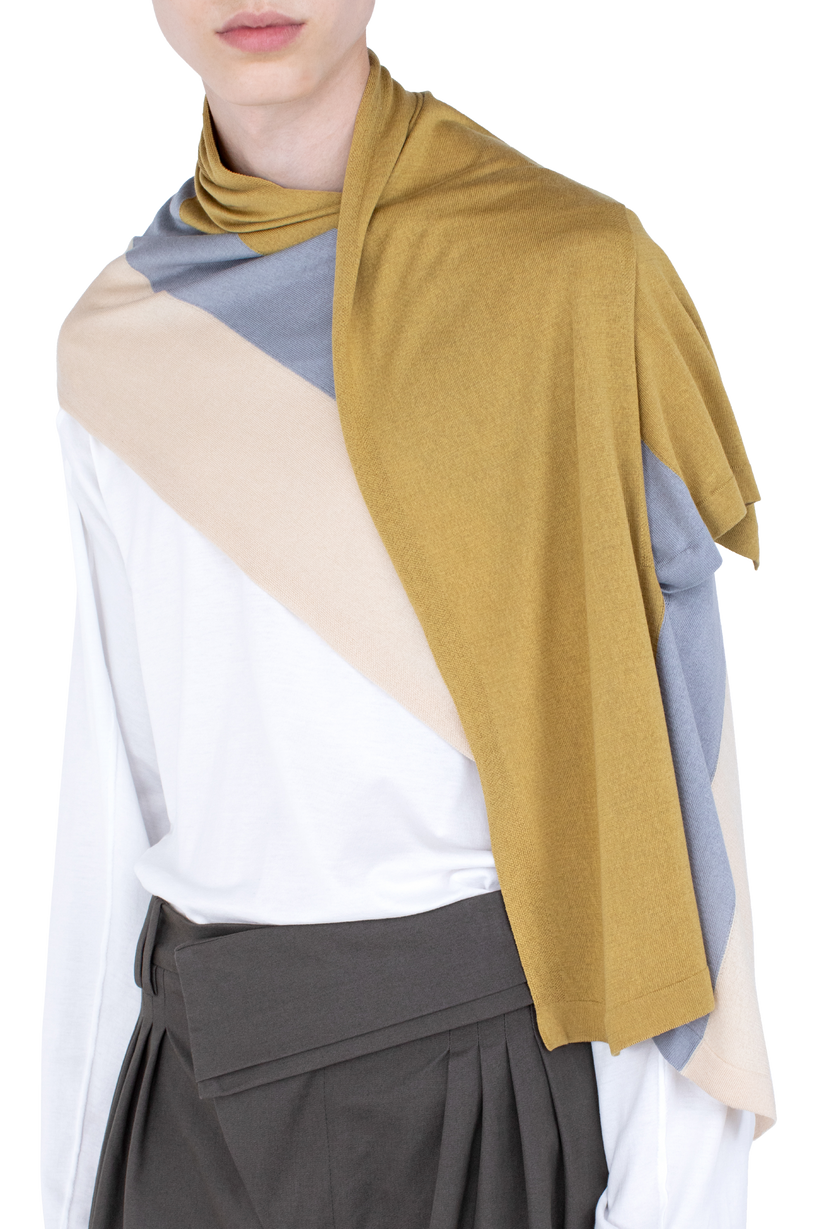 SIGO Knit Scarf — Ochre