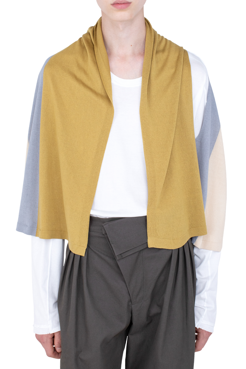 SIGO Knit Scarf — Ochre