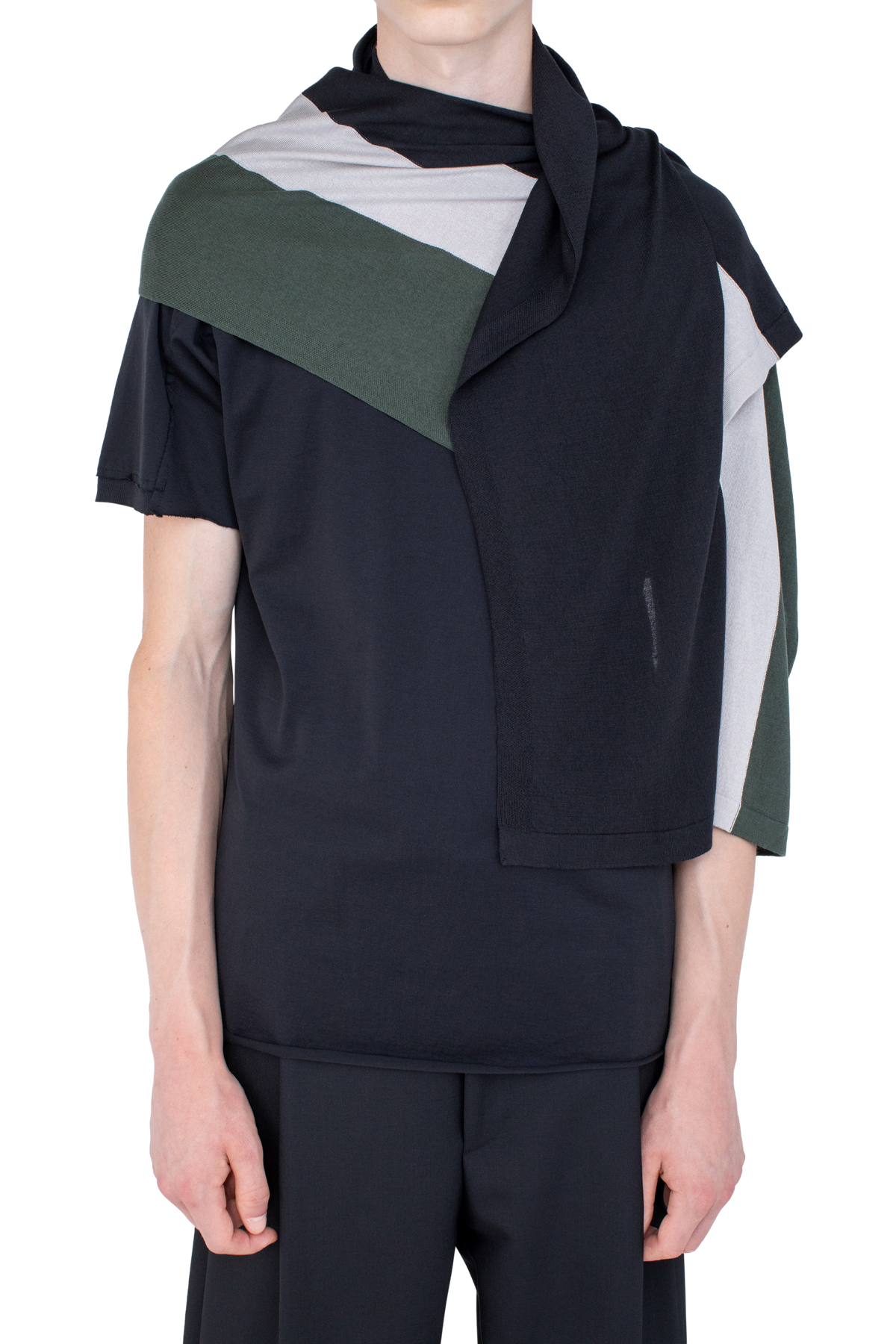 SIGO Knit Scarf — Black