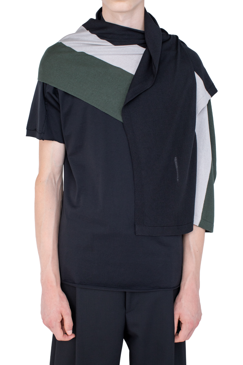 SIGO Knit Scarf — Black