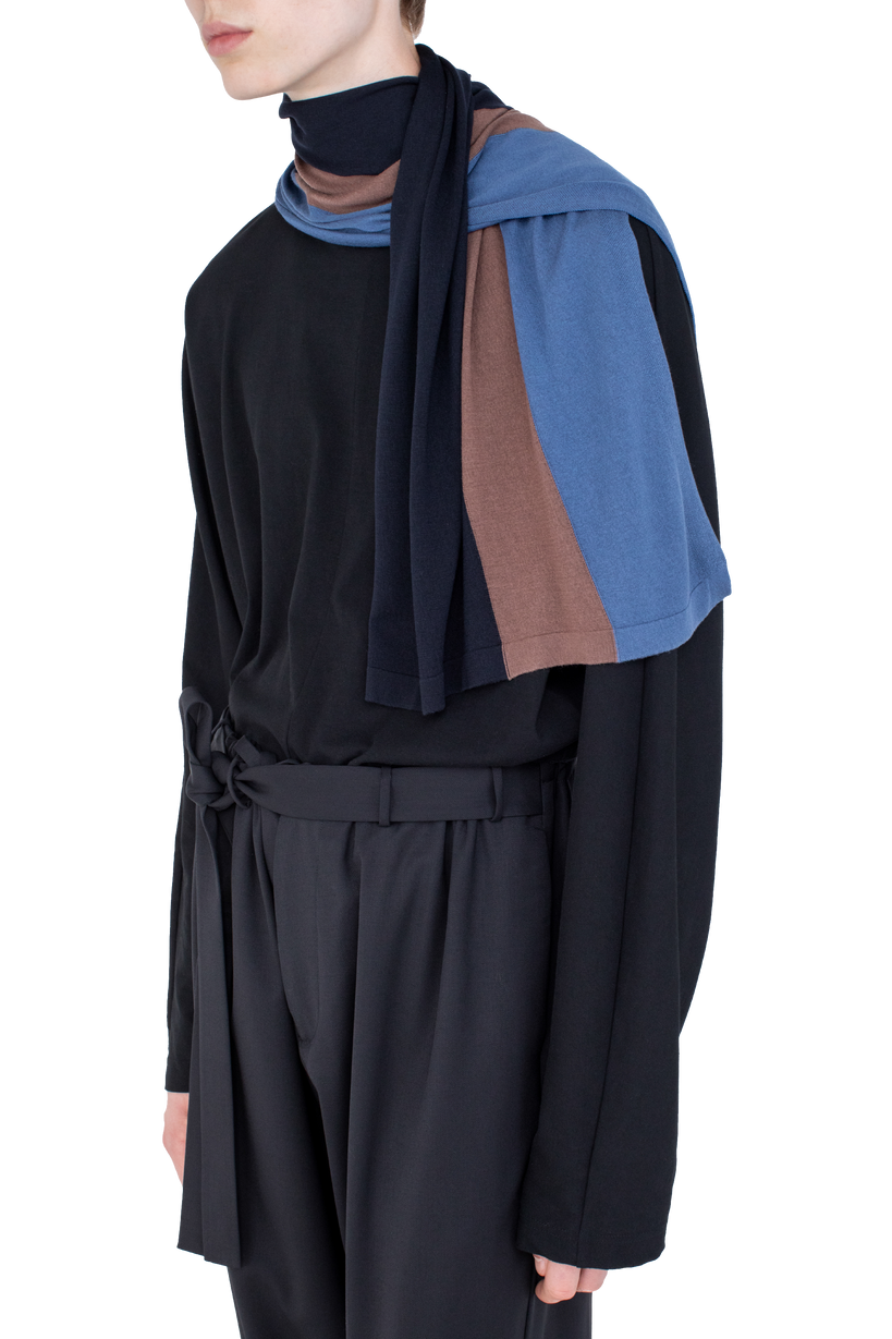 SIGO Knit Scarf — Brown