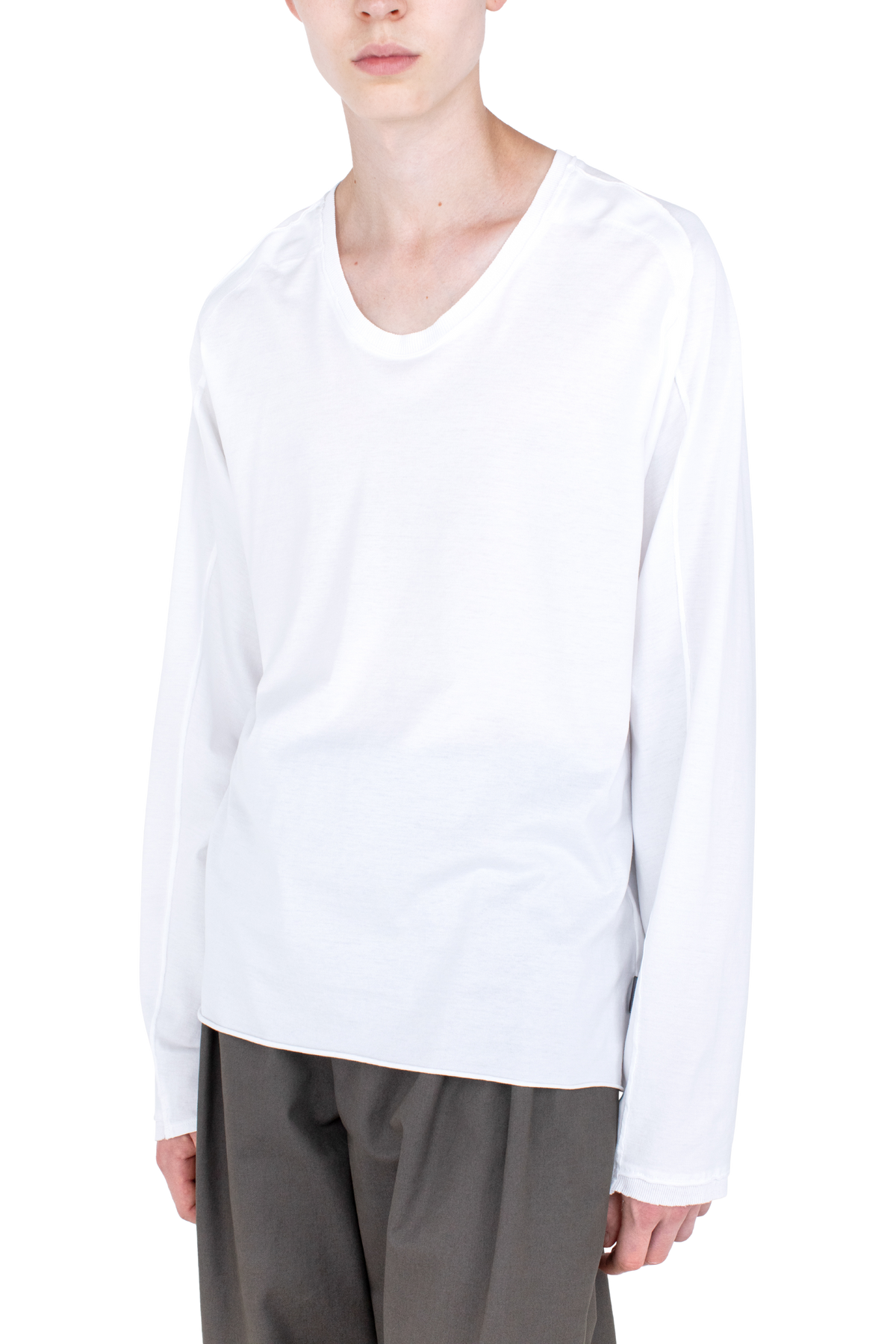 ASTRO Long Sleeve Top — White