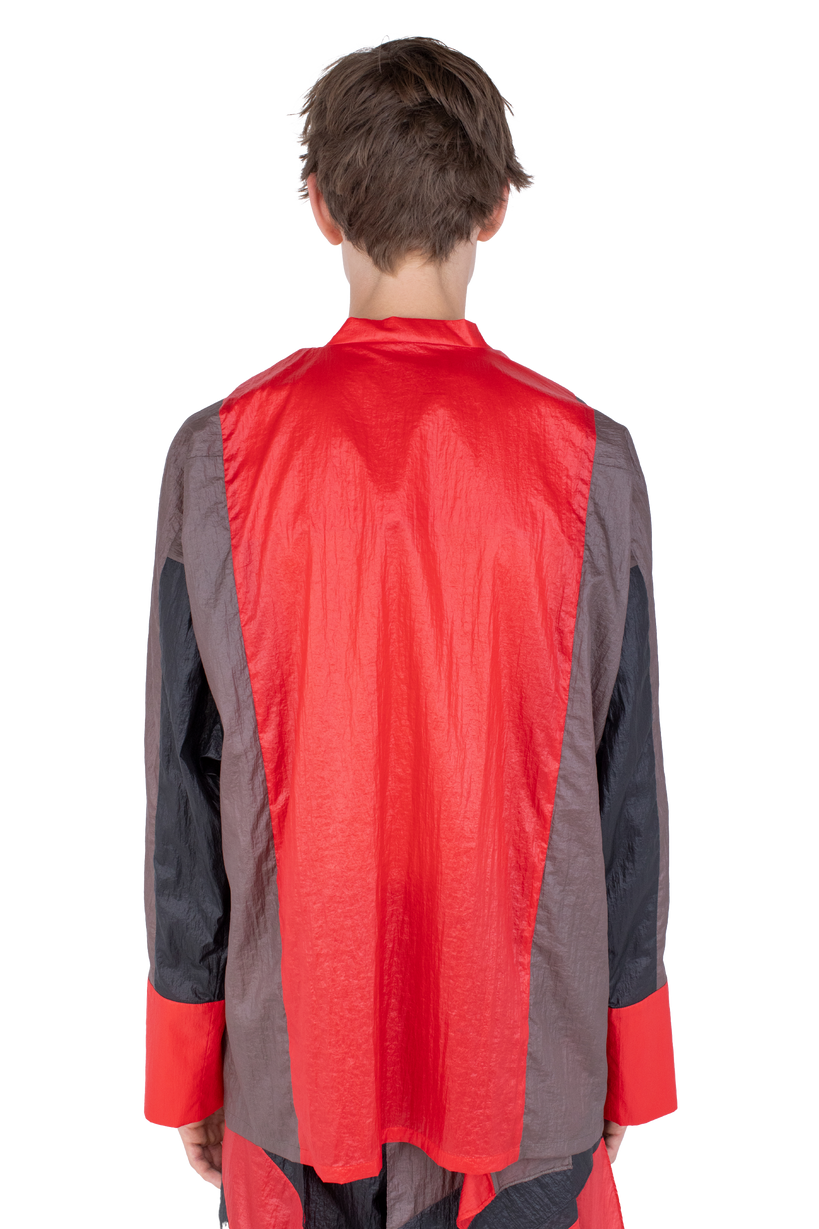 HERTEL Stripe Pullover — Crimson