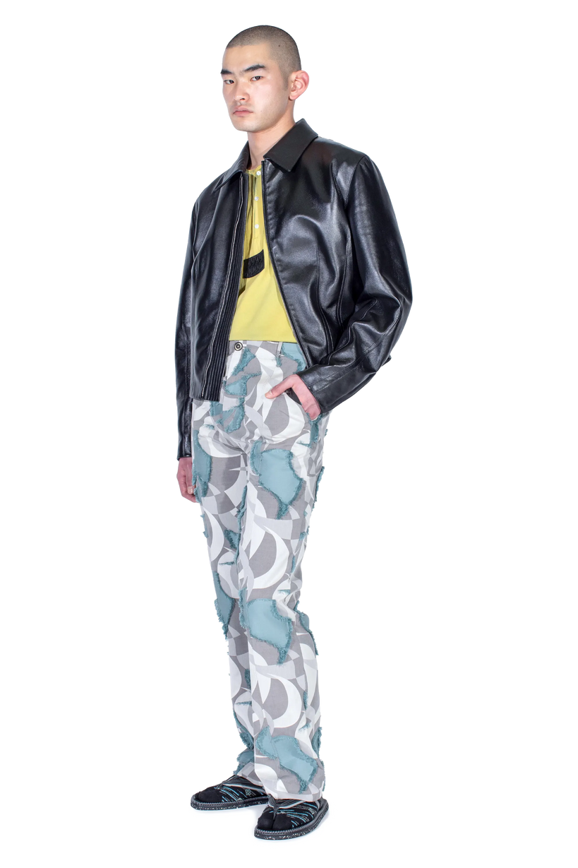 LUR Leather Jacket — Smokey Black
