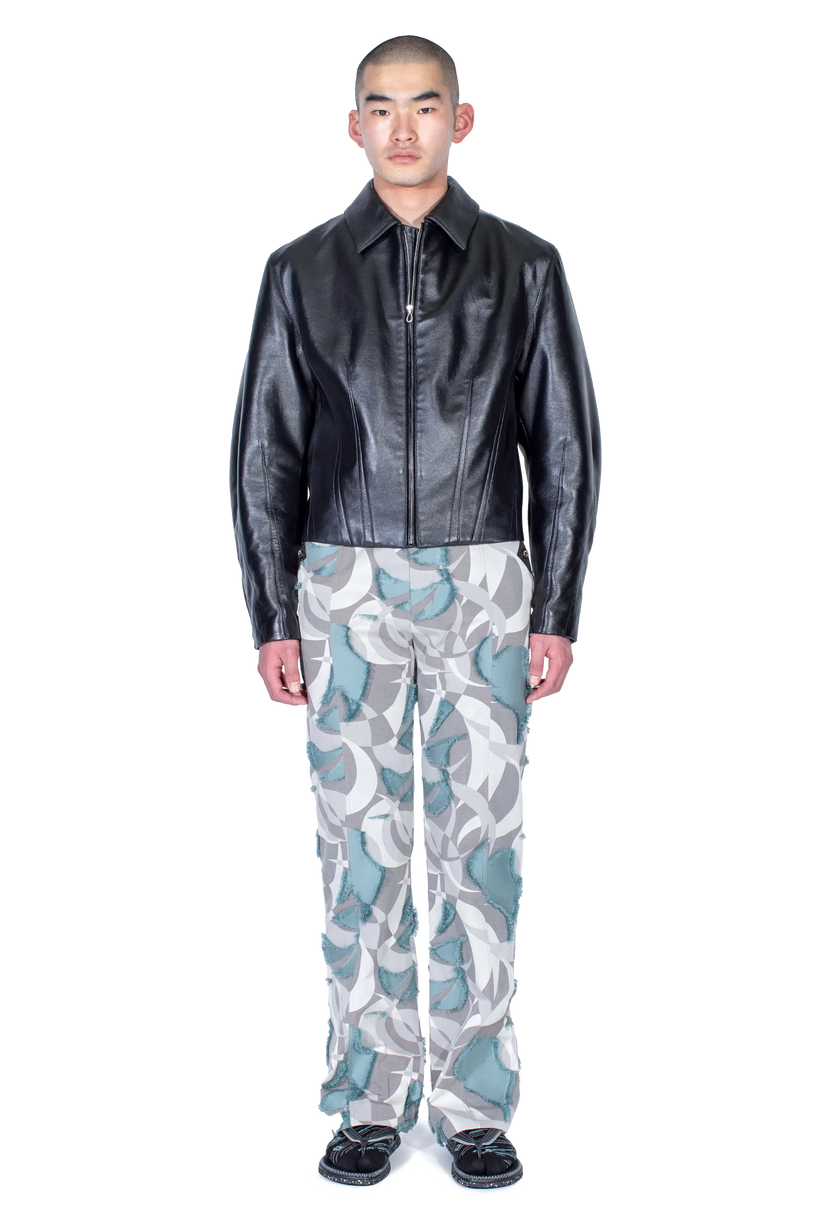 LUR Leather Jacket — Smokey Black