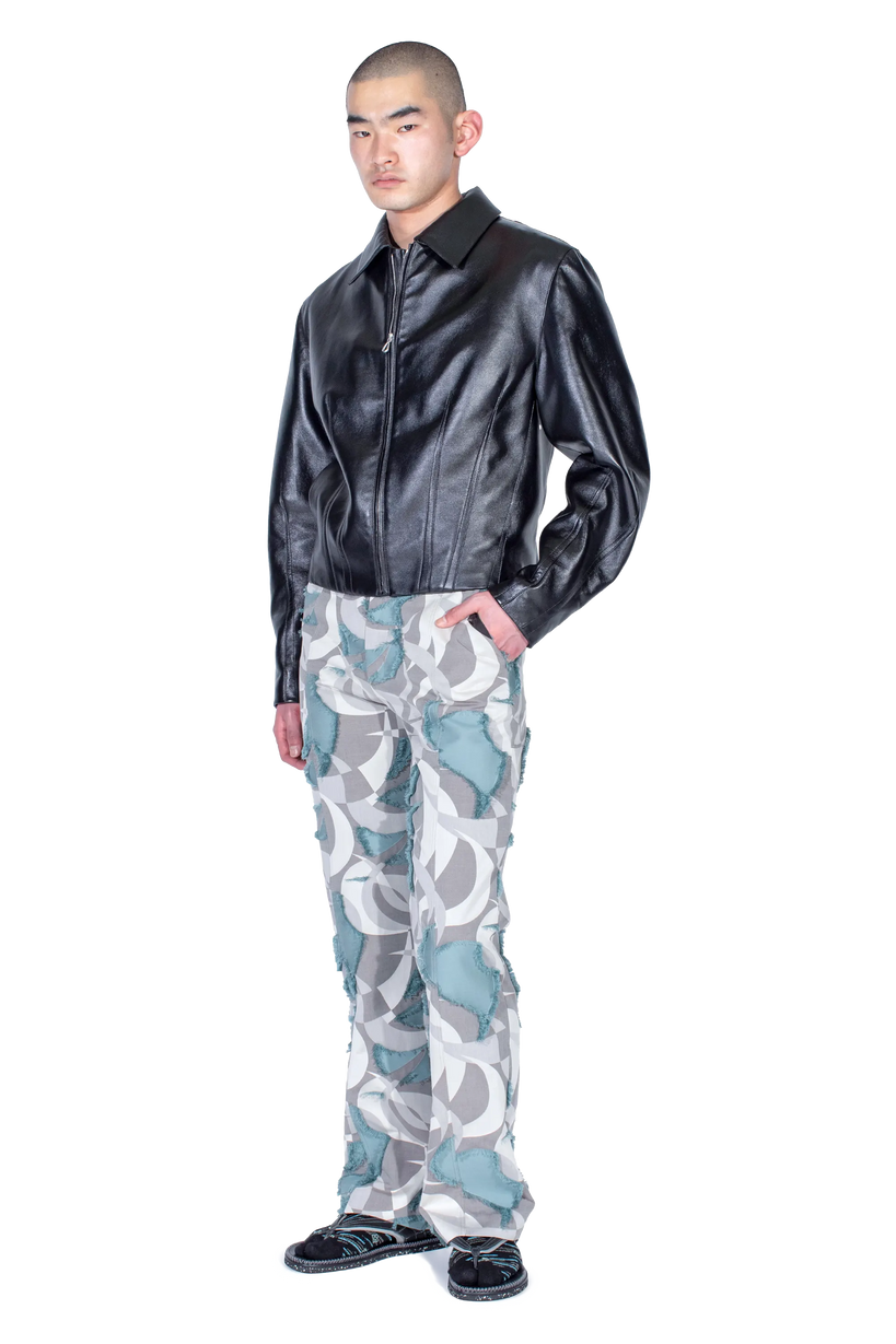LUR Leather Jacket — Smokey Black