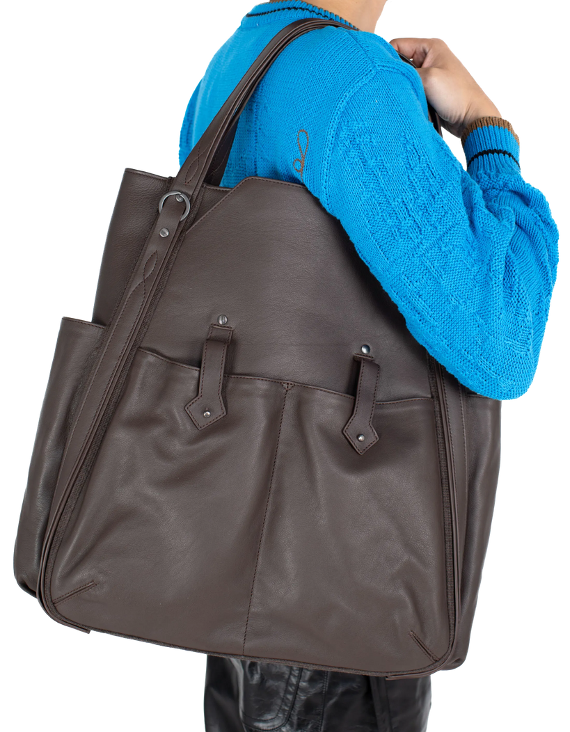 INEX Tote Bag — Chocolate