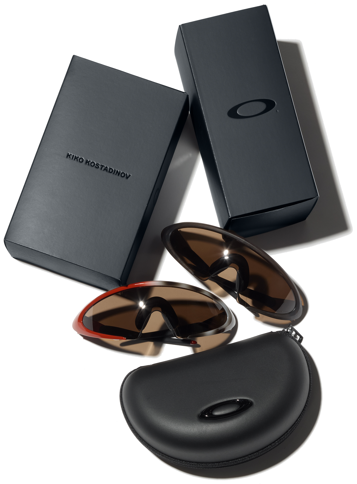 Kiko Kostadinov x Oakley Ellipse — Brown Smoke Wood