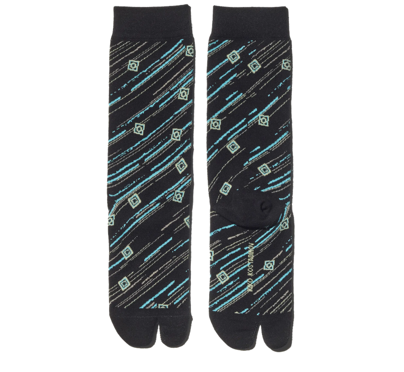 ANDRAS Tabi Socks — Dawn Black