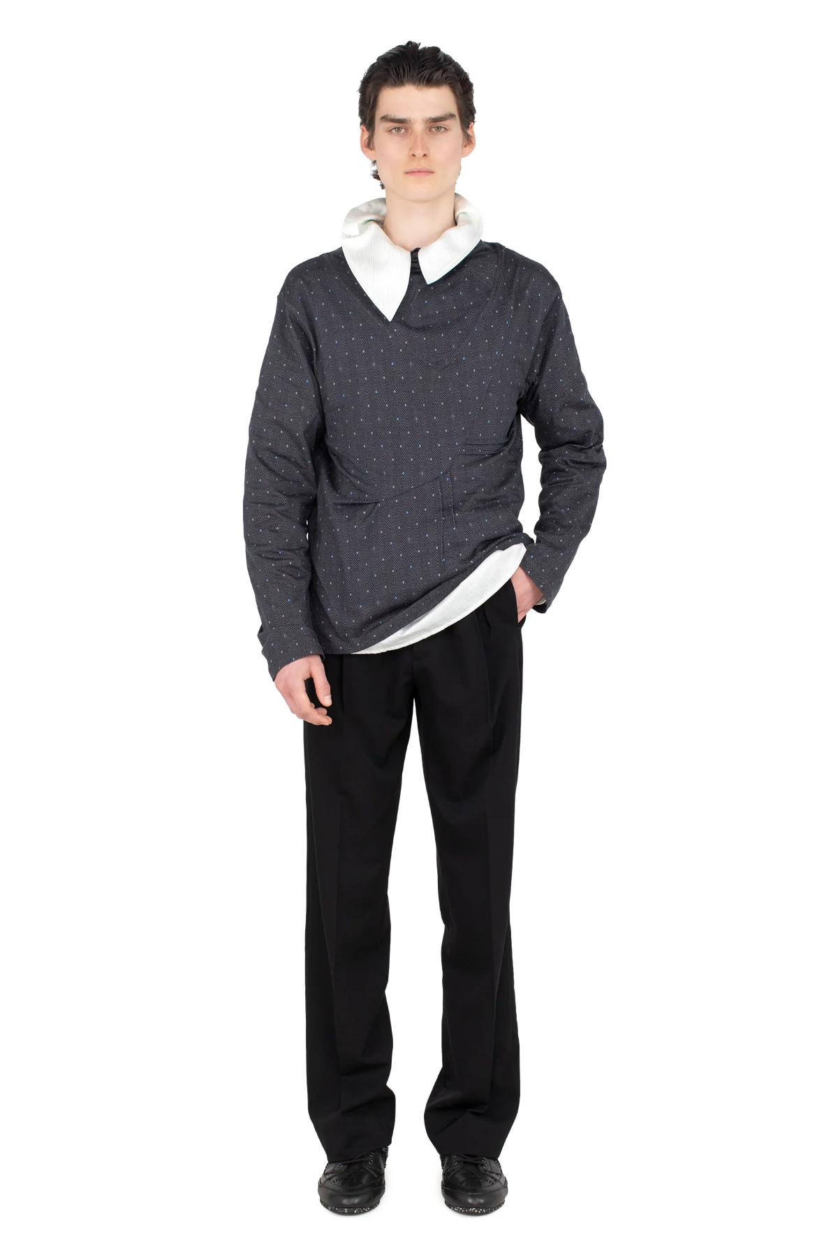 CSOMOR Trousers — Deep Black – KIKO KOSTADINOV