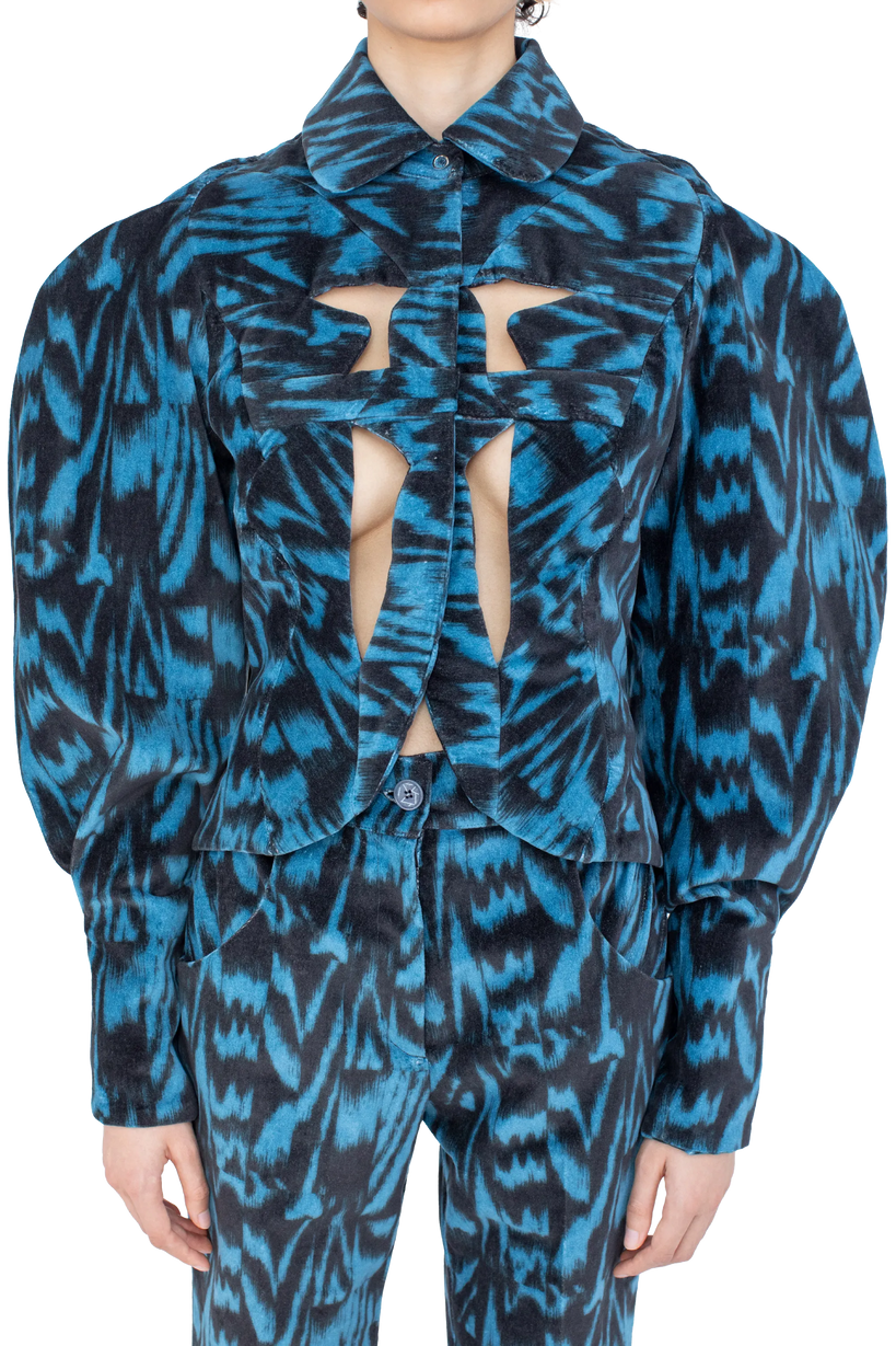 ISTRIAN Jacket — Sapphire Blue / Black (Exclusive)