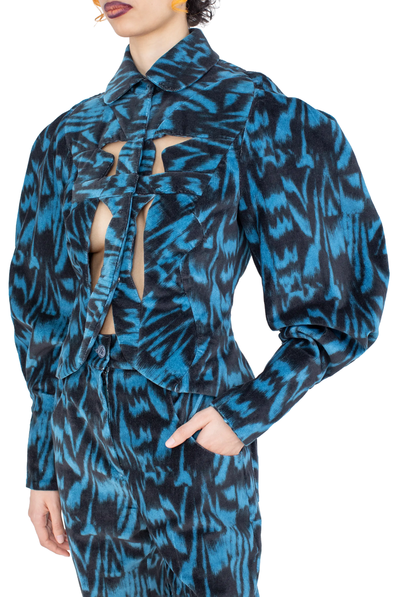ISTRIAN Jacket — Sapphire Blue / Black (Exclusive)