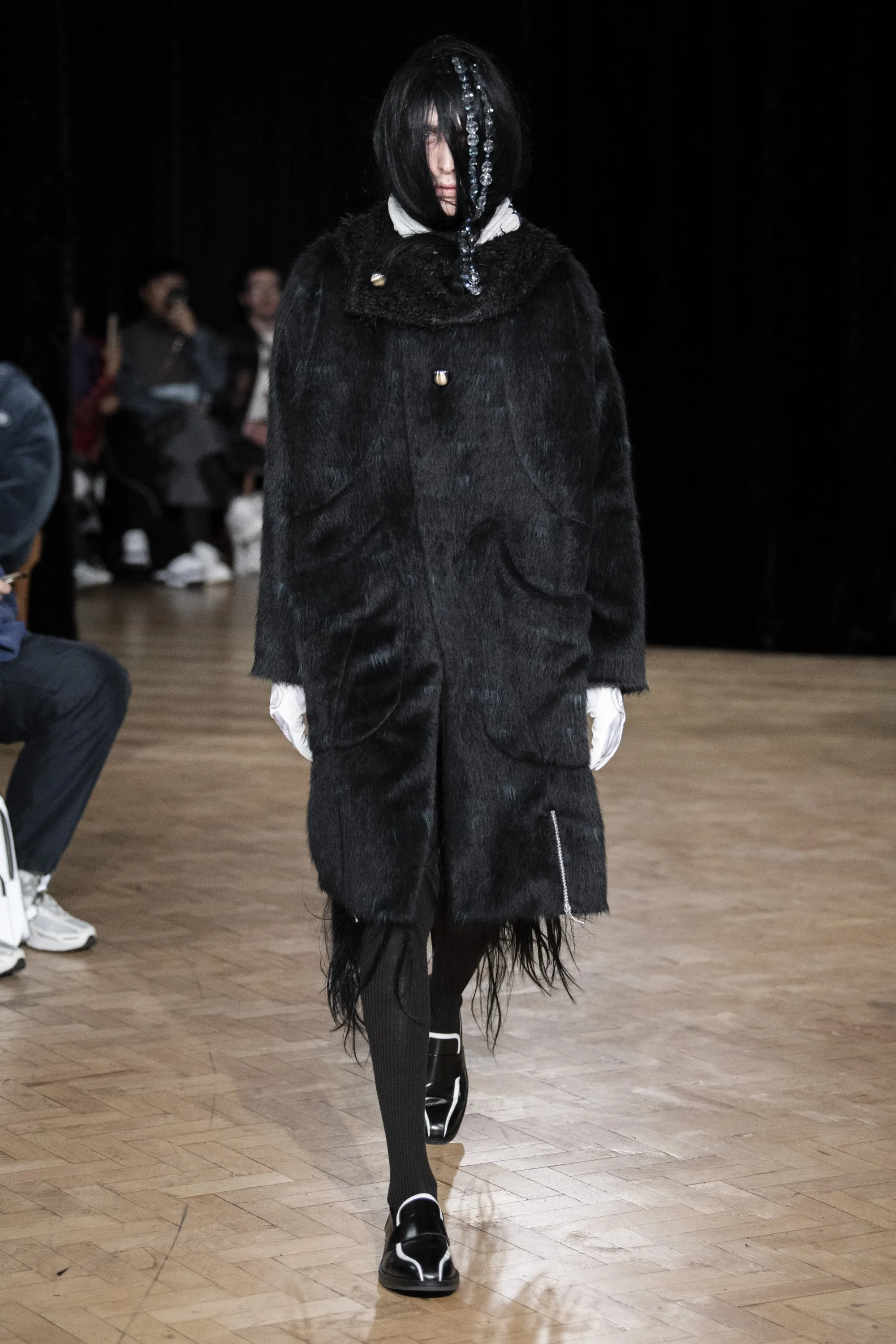 kiko kostadinov マフラー Kiko Kostadinov: ブラック Tarr マフラー | SSENSE 日本