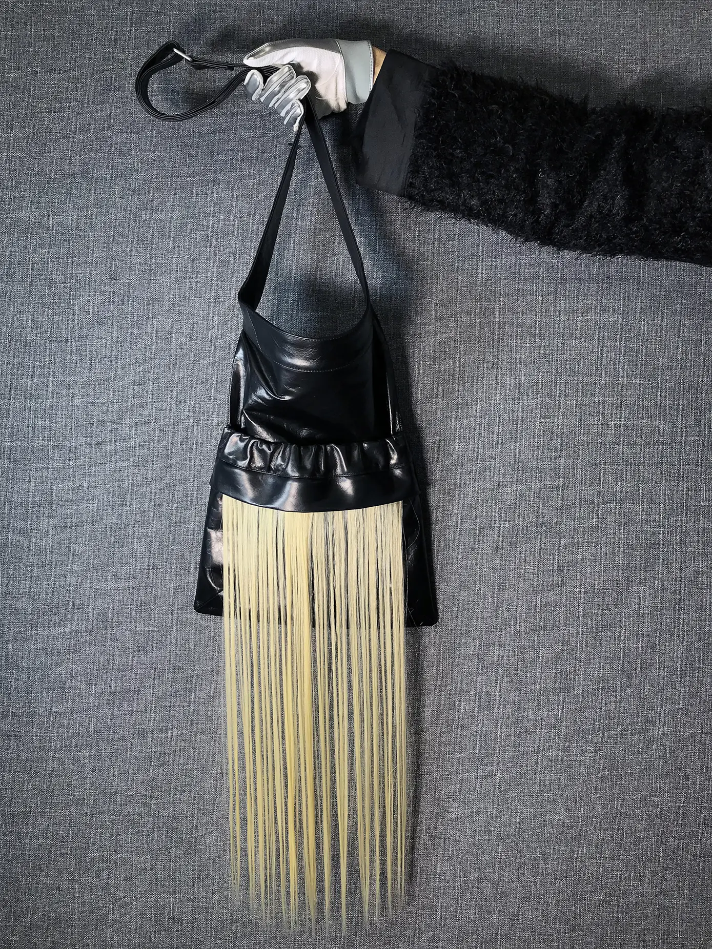 KIKO KOSTADINOV 00072019 LEATHER DORIS BAG BLONDE
