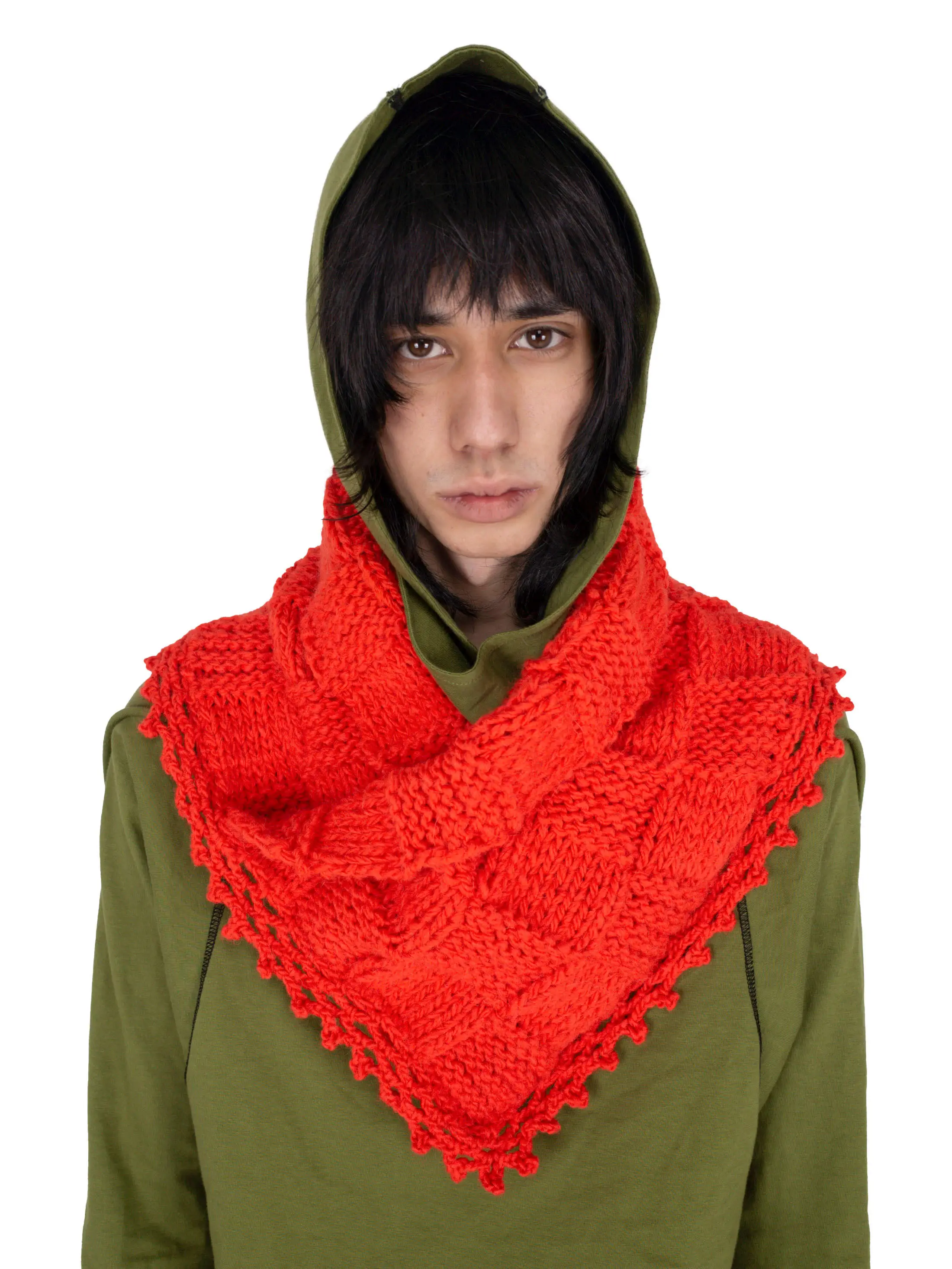 小物 KIKO KOSTADINOV ASPASIA CROCHET SCARF Kiko Kostadinov Aspasia Crochet Scarf Leaf | slamjam