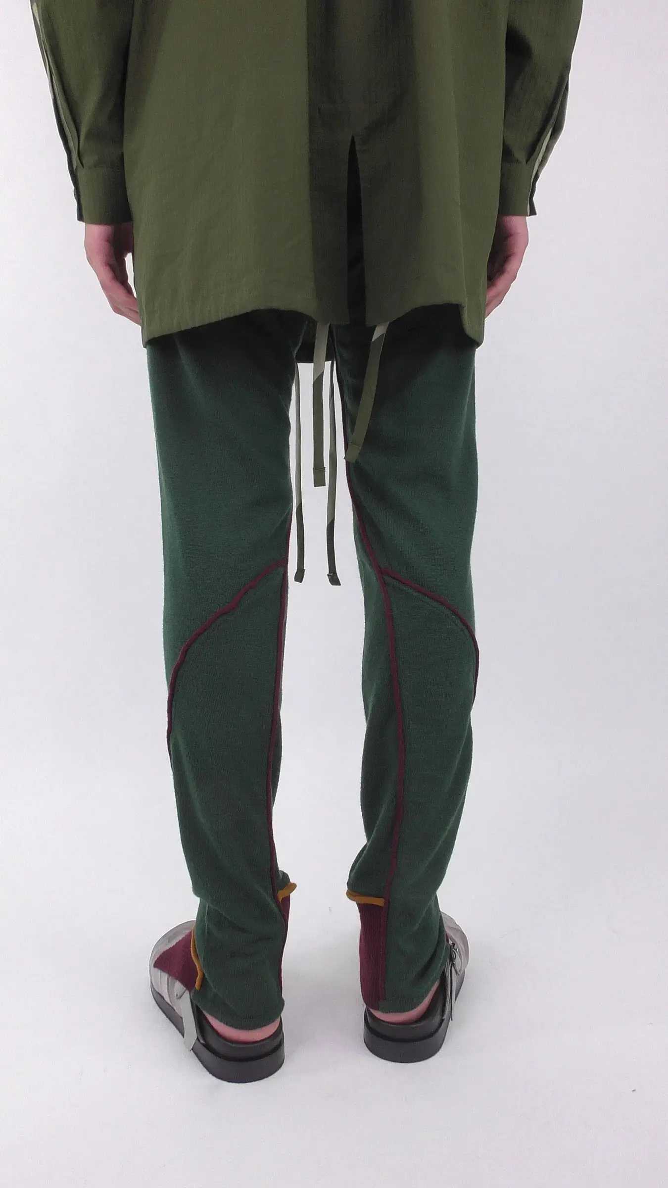 KIKO KOSTADINOV CRUMA KNIT LEGGINGS HUNTER GREEN