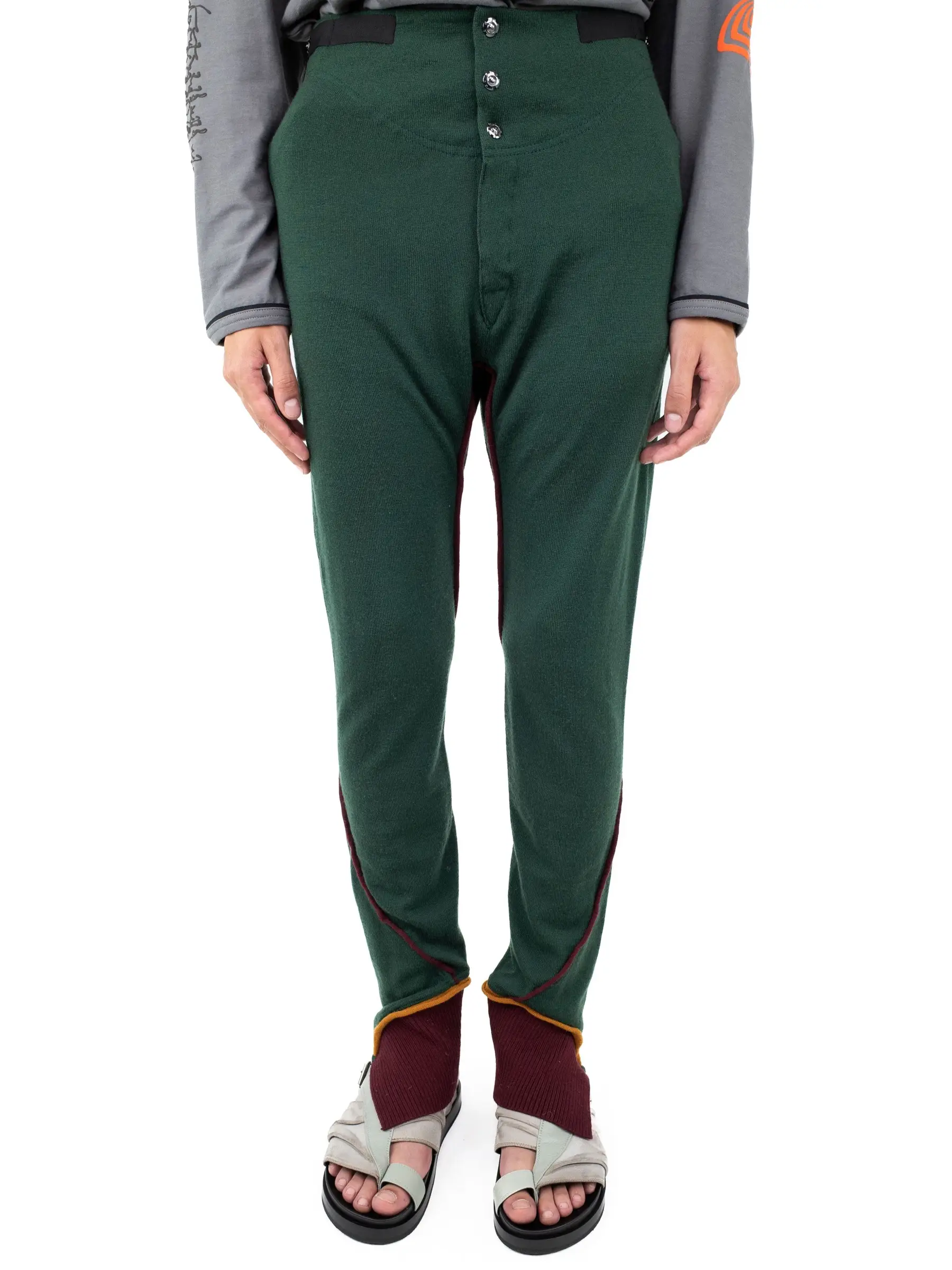 KIKO KOSTADINOV CRUMA KNIT LEGGINGS HUNTER GREEN