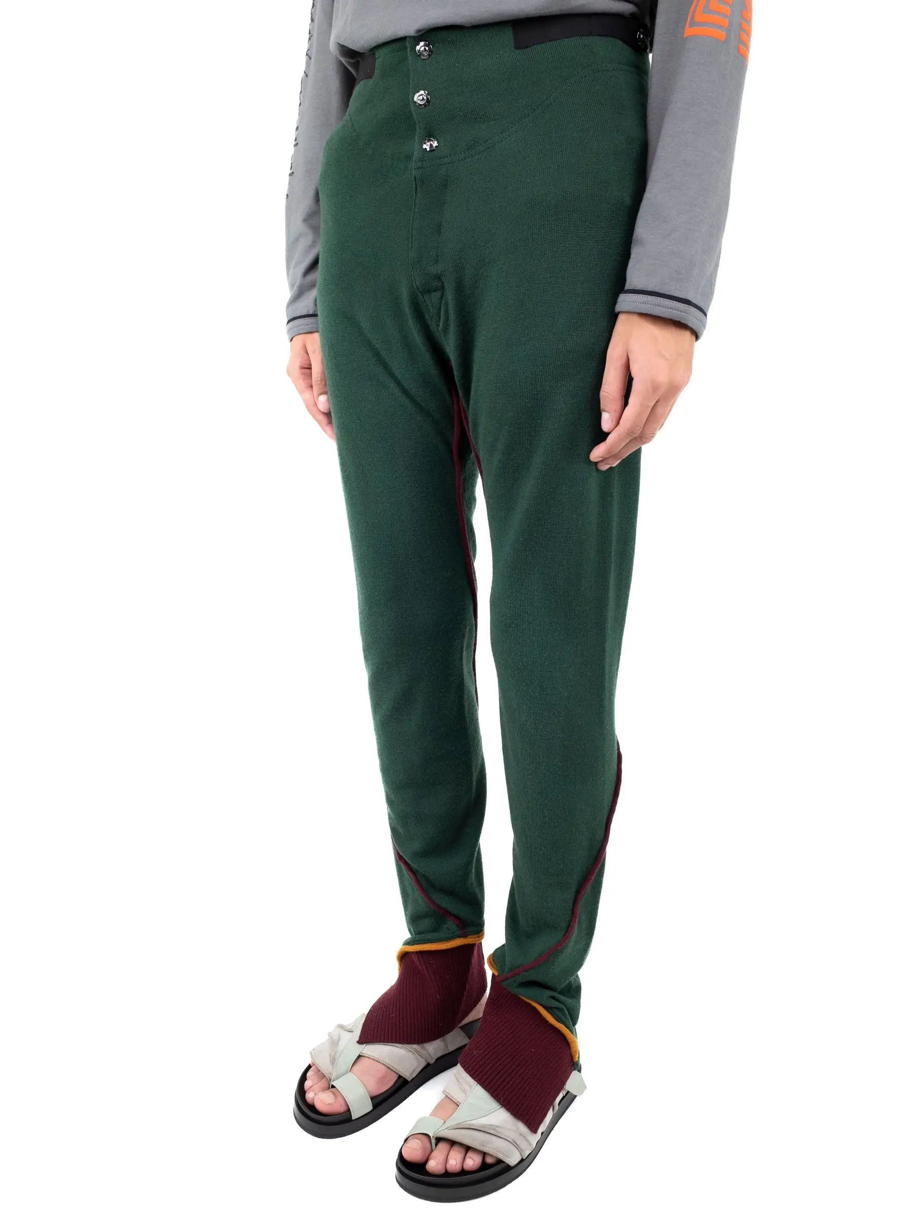 KIKO KOSTADINOV CRUMA KNIT LEGGINGS HUNTER GREEN