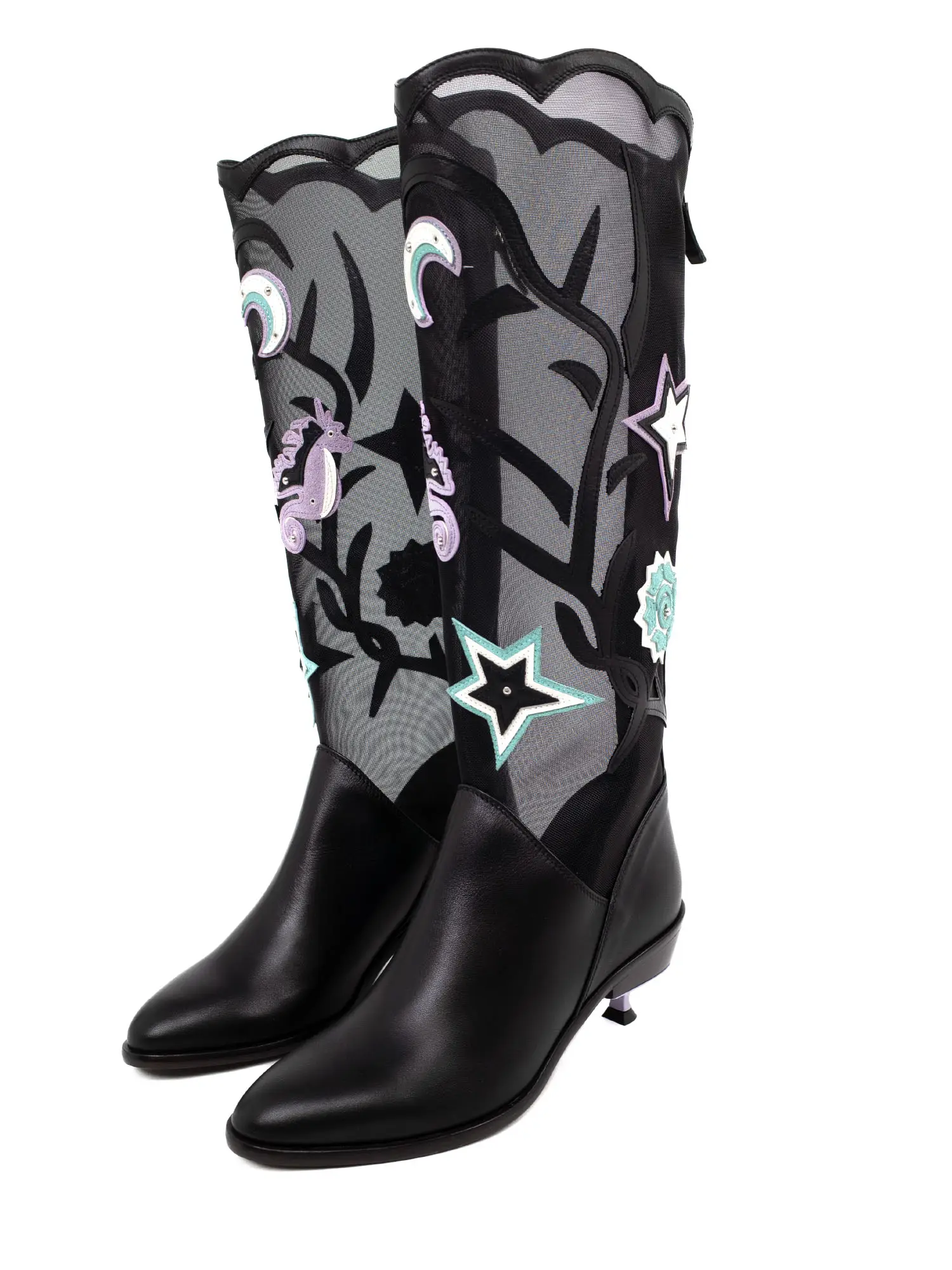 KIKO KOSTADINOV MIRKA BOOTS BLACK MULTI