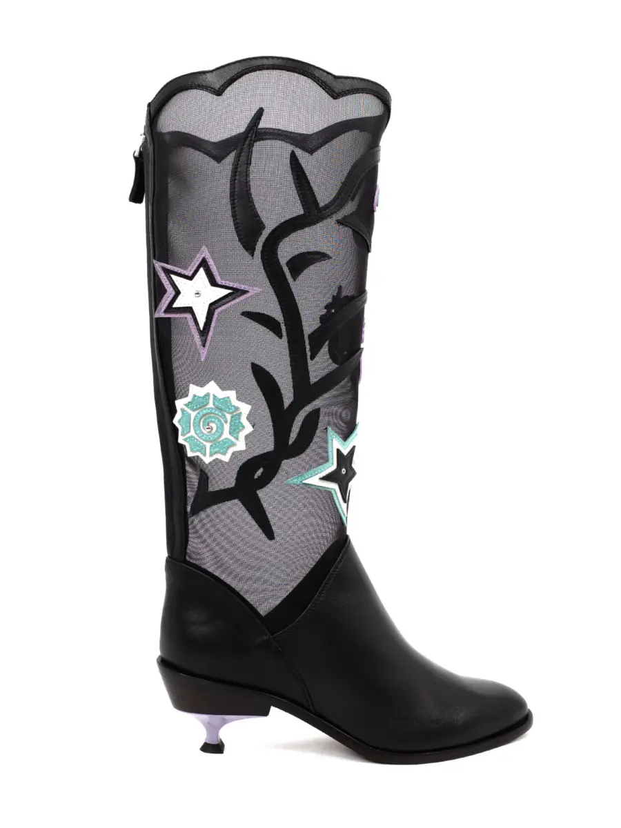 KIKO KOSTADINOV MIRKA BOOTS BLACK MULTI