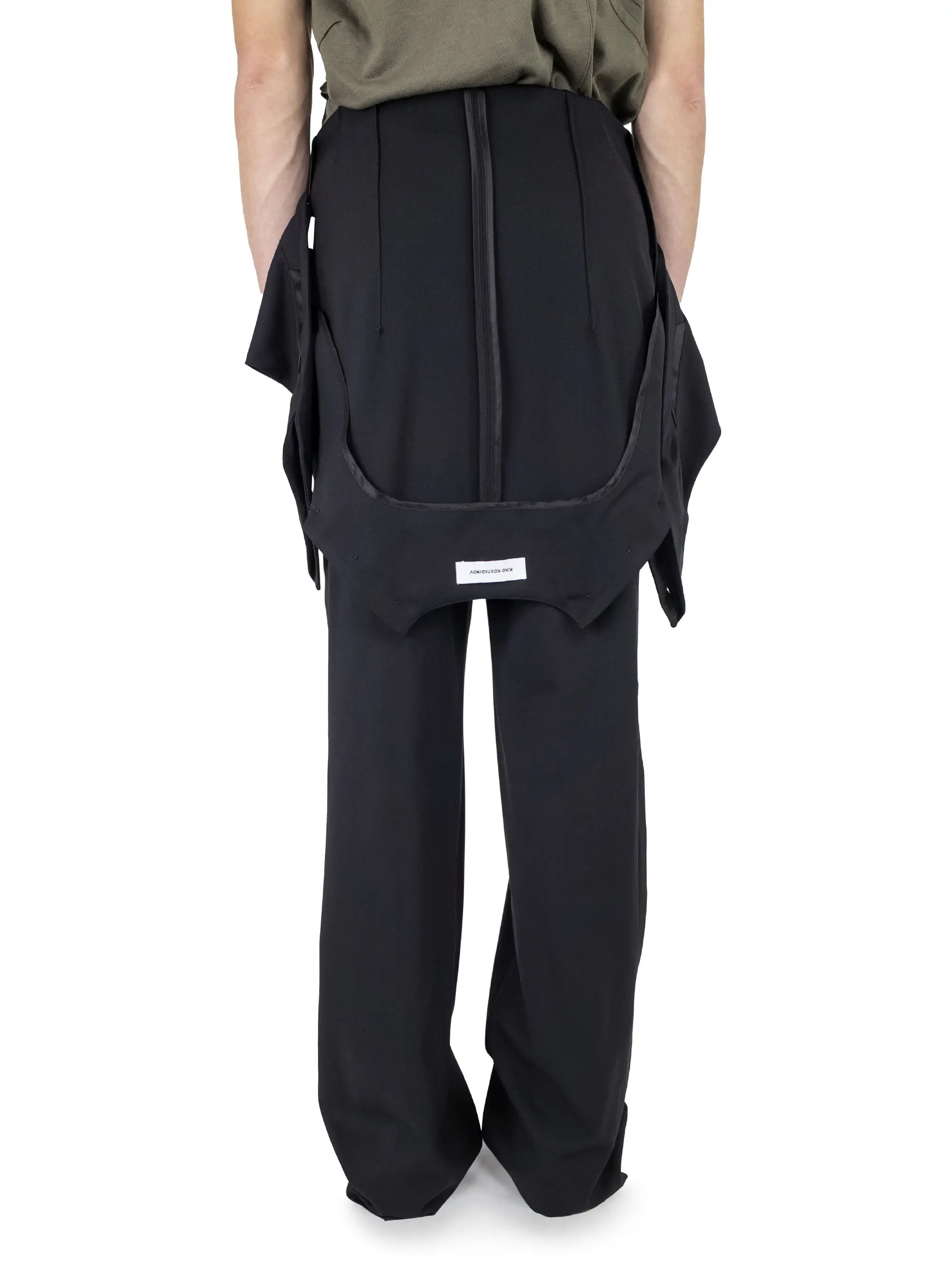 KIKO KOSTADINOV ORSON FORMAL JUMPSUIT - CROW BLACK/INK BLACK
