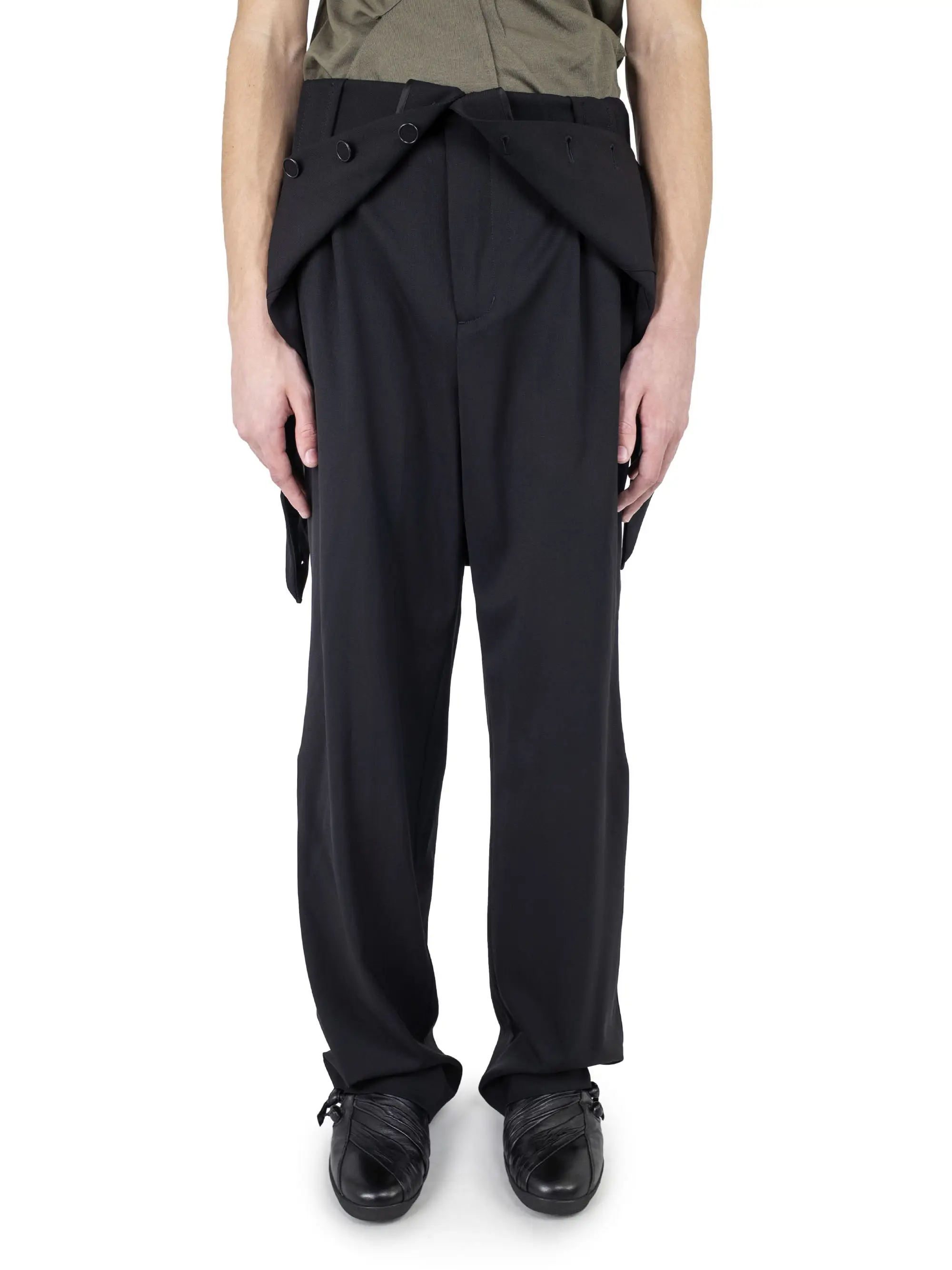 KIKO KOSTADINOV ORSON FORMAL JUMPSUIT - CROW BLACK/INK BLACK