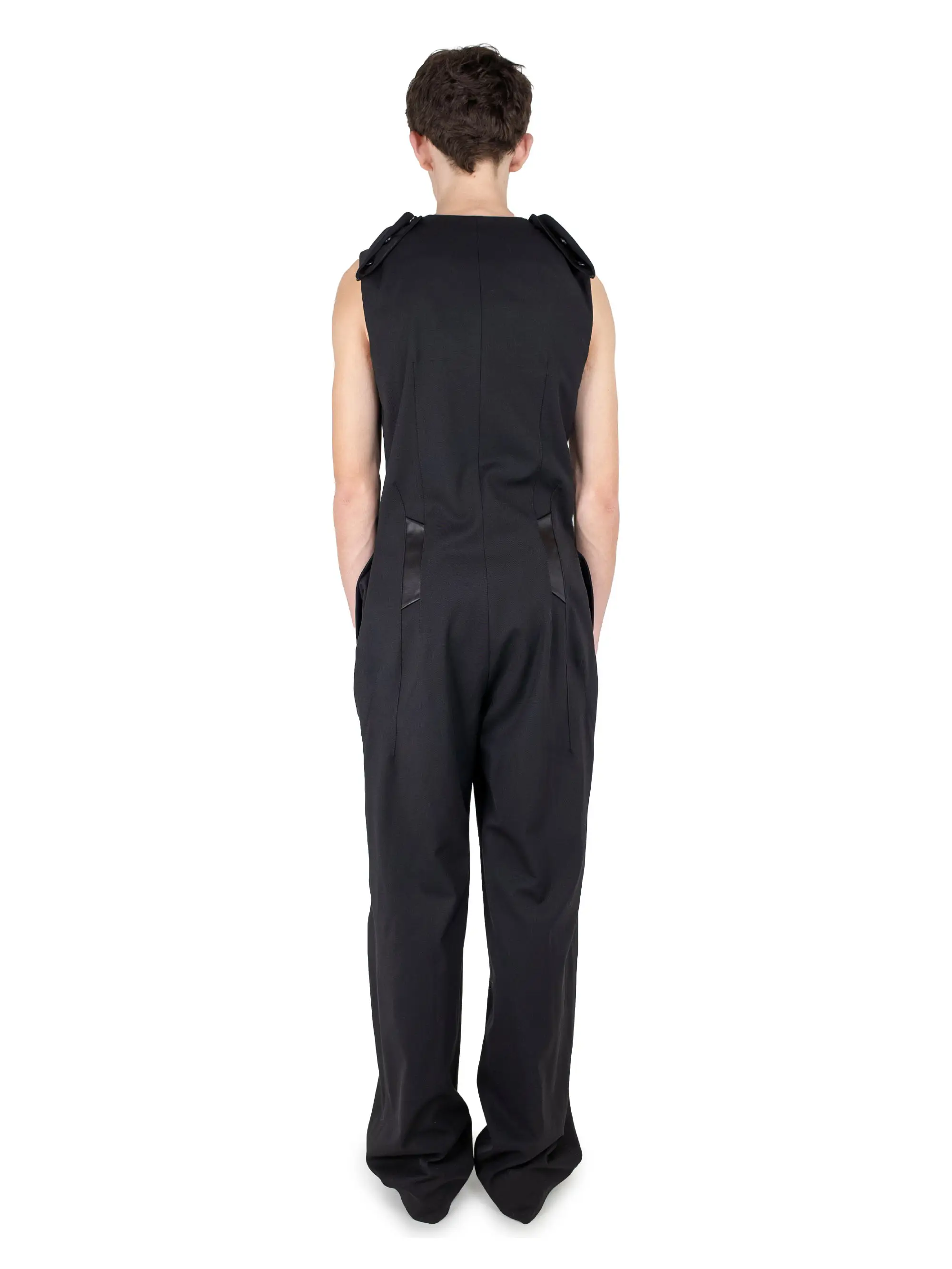KIKO KOSTADINOV ORSON FORMAL JUMPSUIT - CROW BLACK/INK BLACK