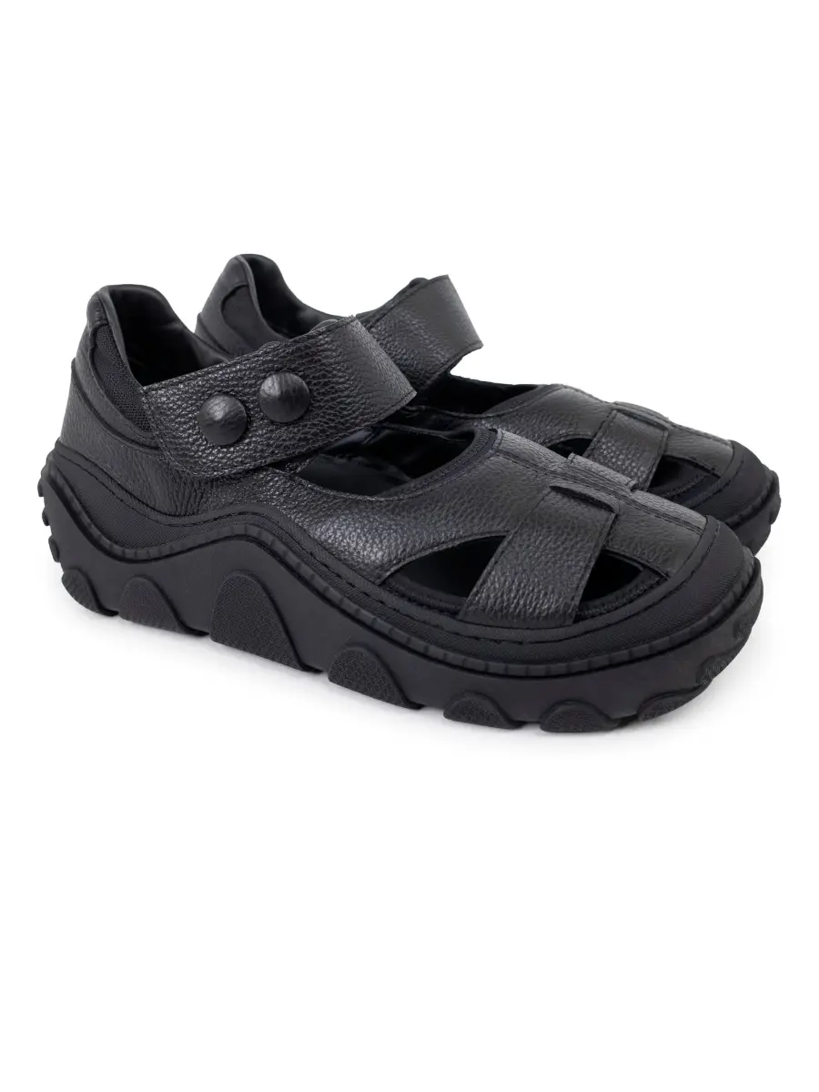 KIKO KOSTADINOV – SANDAL HYBRID - BLACK SOOT