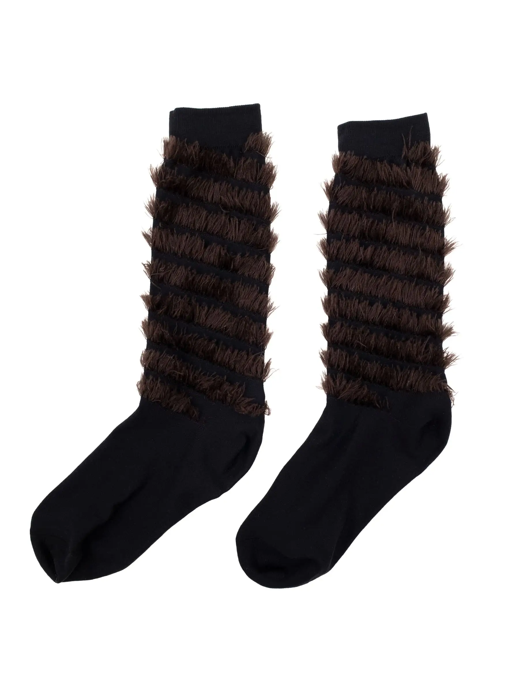 KIKO KOSTADINOV Spiral Trim Sock Anthracite / Black