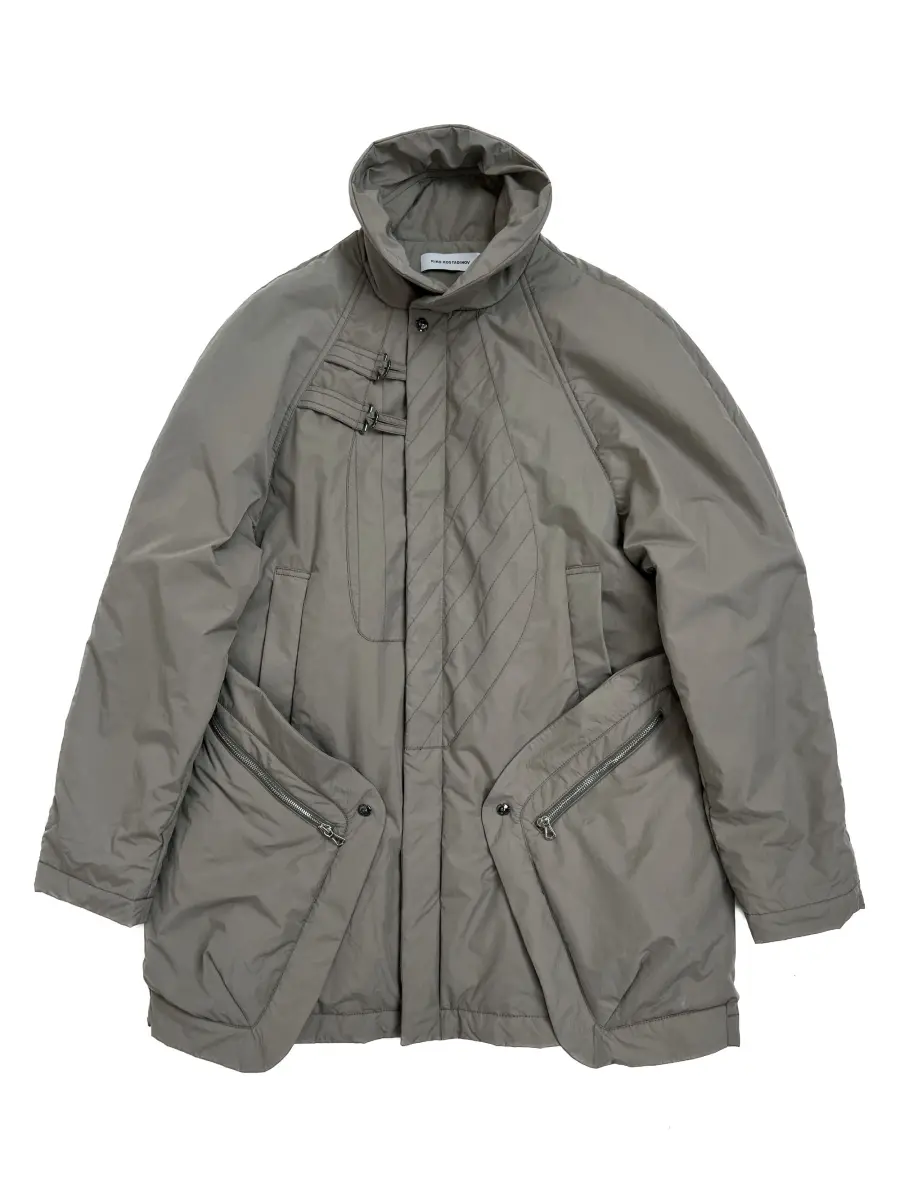 KIKO KOSTADINOV XOLO MULTI POCKET COAT - GREY - UNRELEASED SAMPLE
