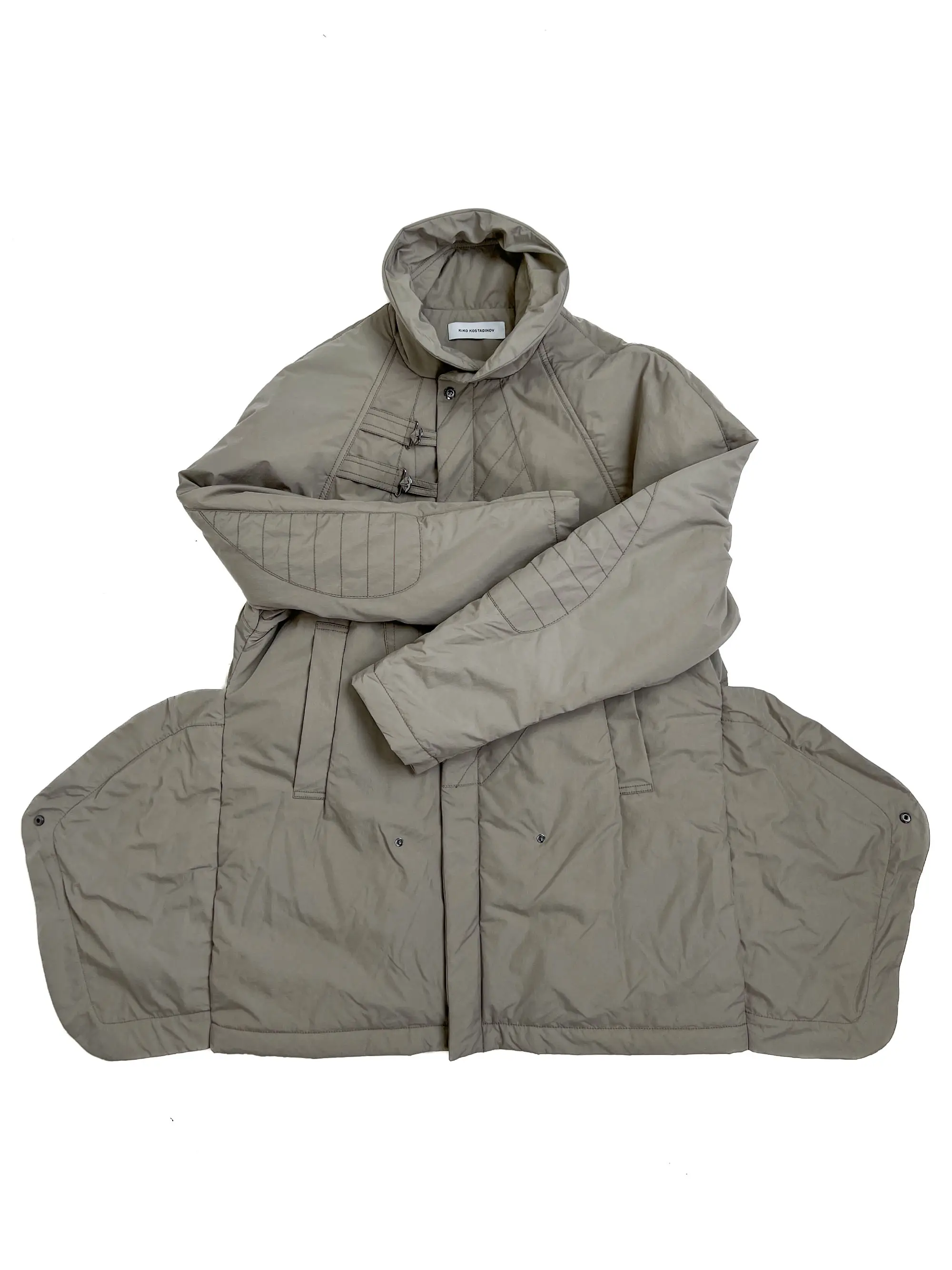 KIKO KOSTADINOV XOLO MULTI POCKET COAT - GREY - UNRELEASED SAMPLE