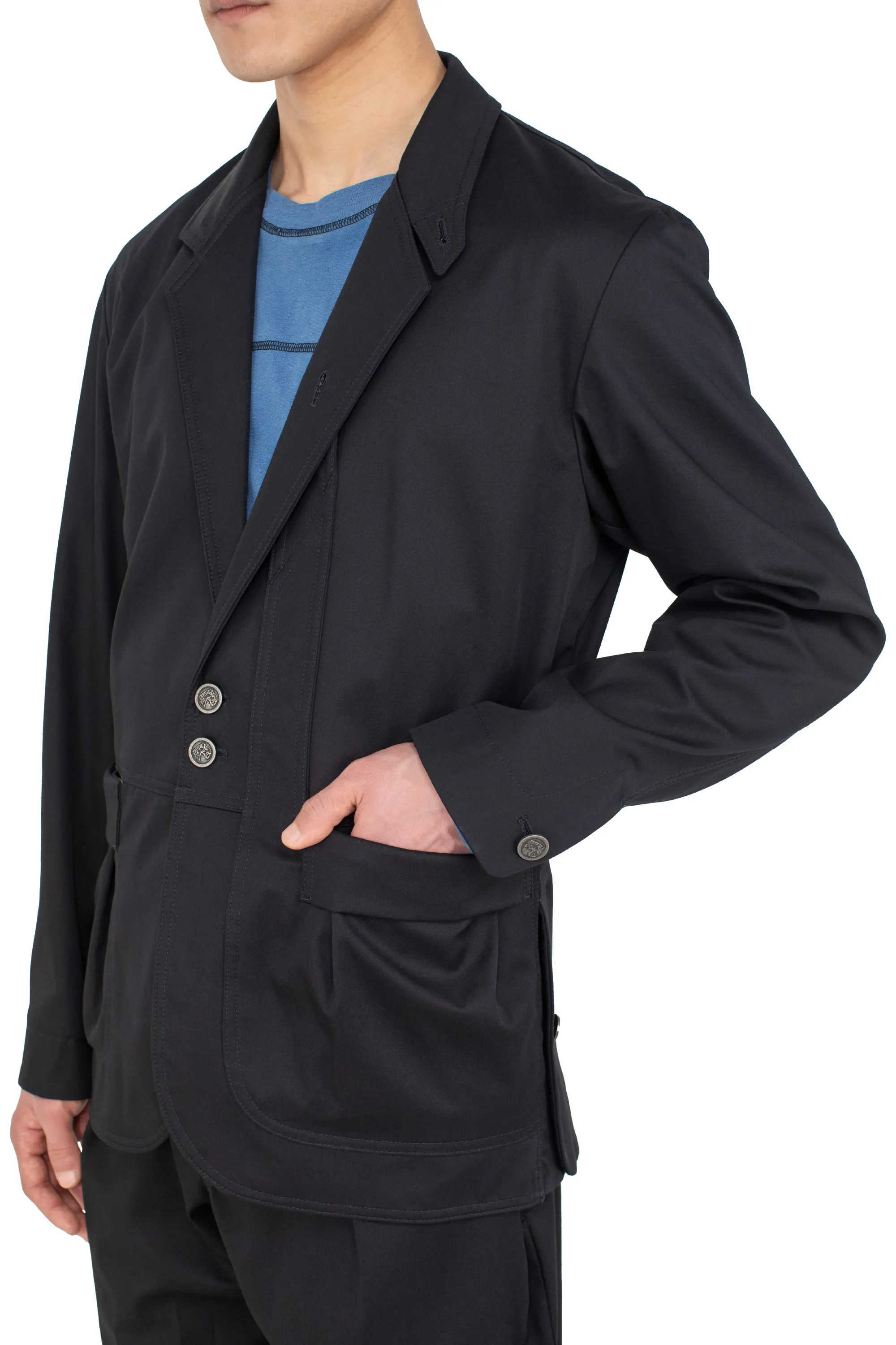 KIKO KOSTADINOV DANTE HUNTING JACKET - RAVEN BLACK
