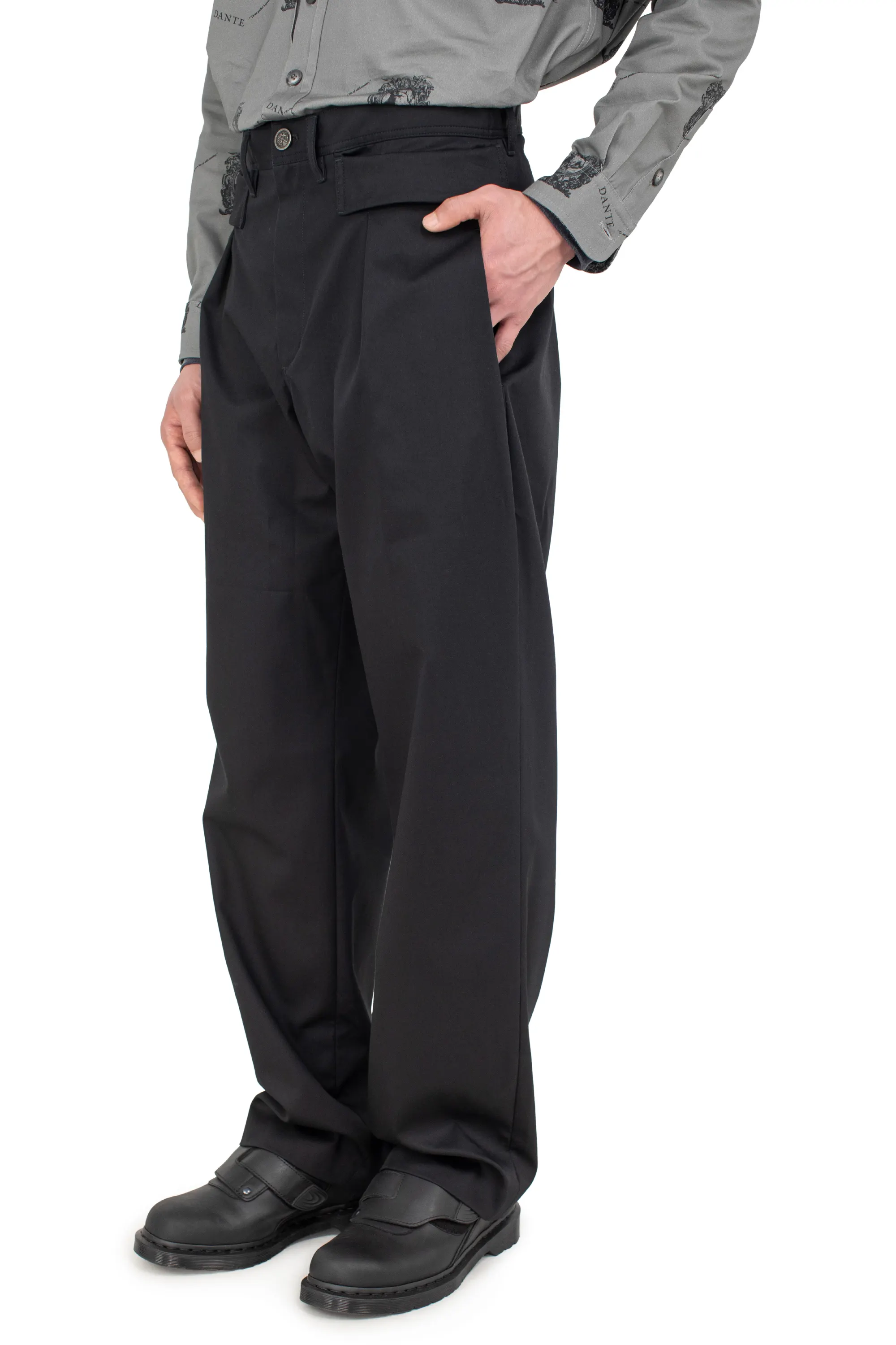 KIKO KOSTADINOV DANTE HUNTING TROUSERS - RAVEN BLACK