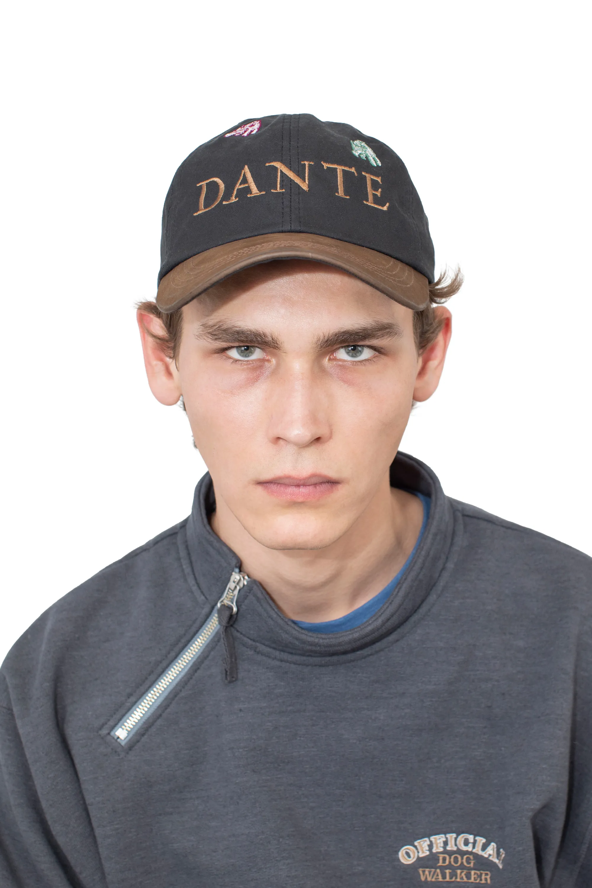 KIKO KOSTADINOV DANTE MULTI EMBROIDERY HAT - BLACK