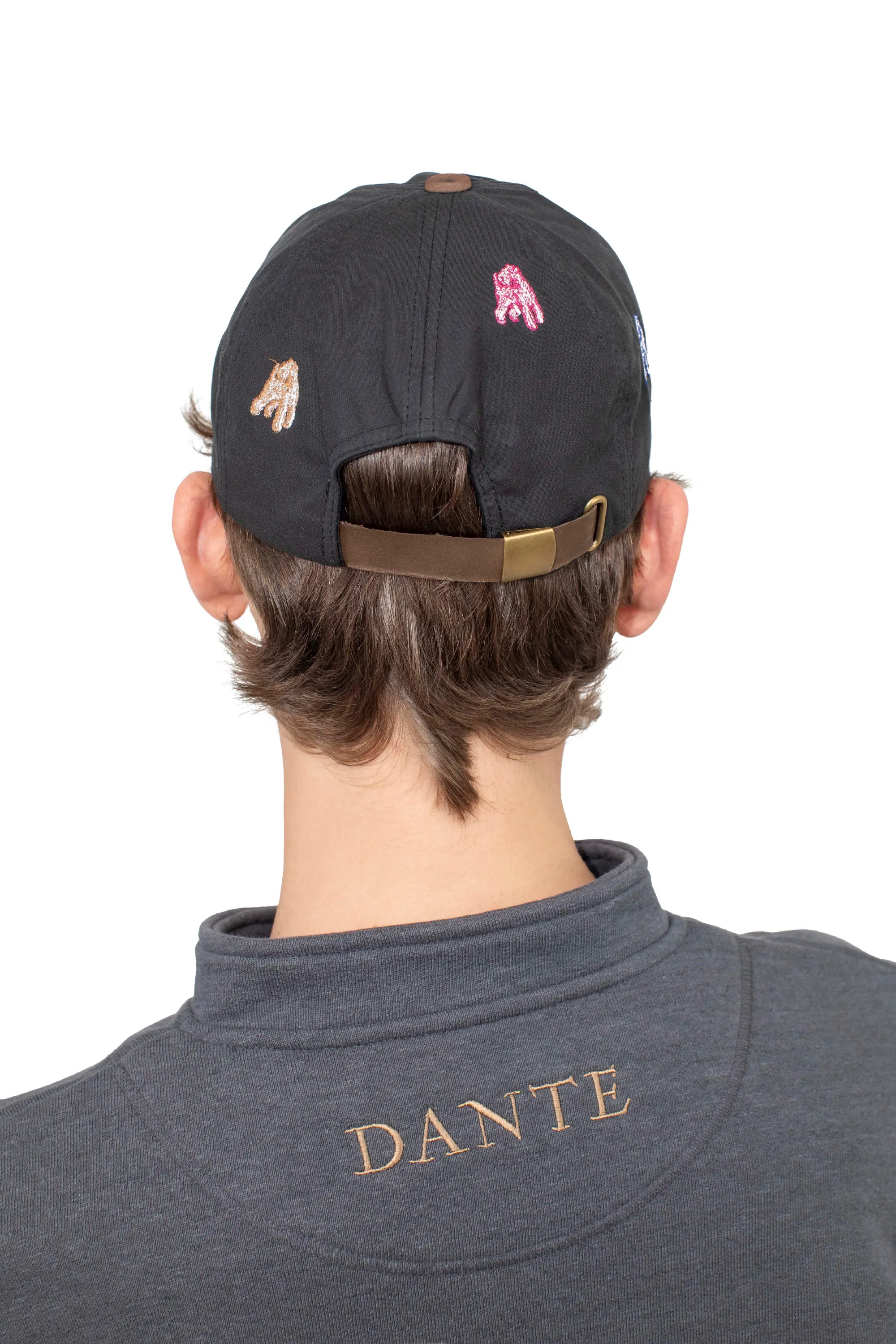 KIKO KOSTADINOV DANTE MULTI EMBROIDERY HAT - BLACK