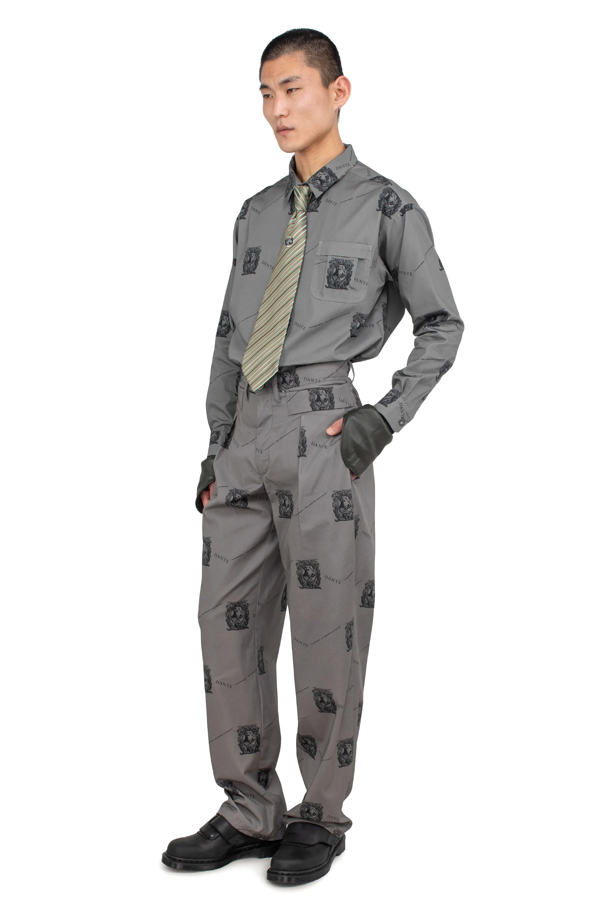 KIKO KOSTADINOV DANTE POCKET SHIRT - DANTE GREY