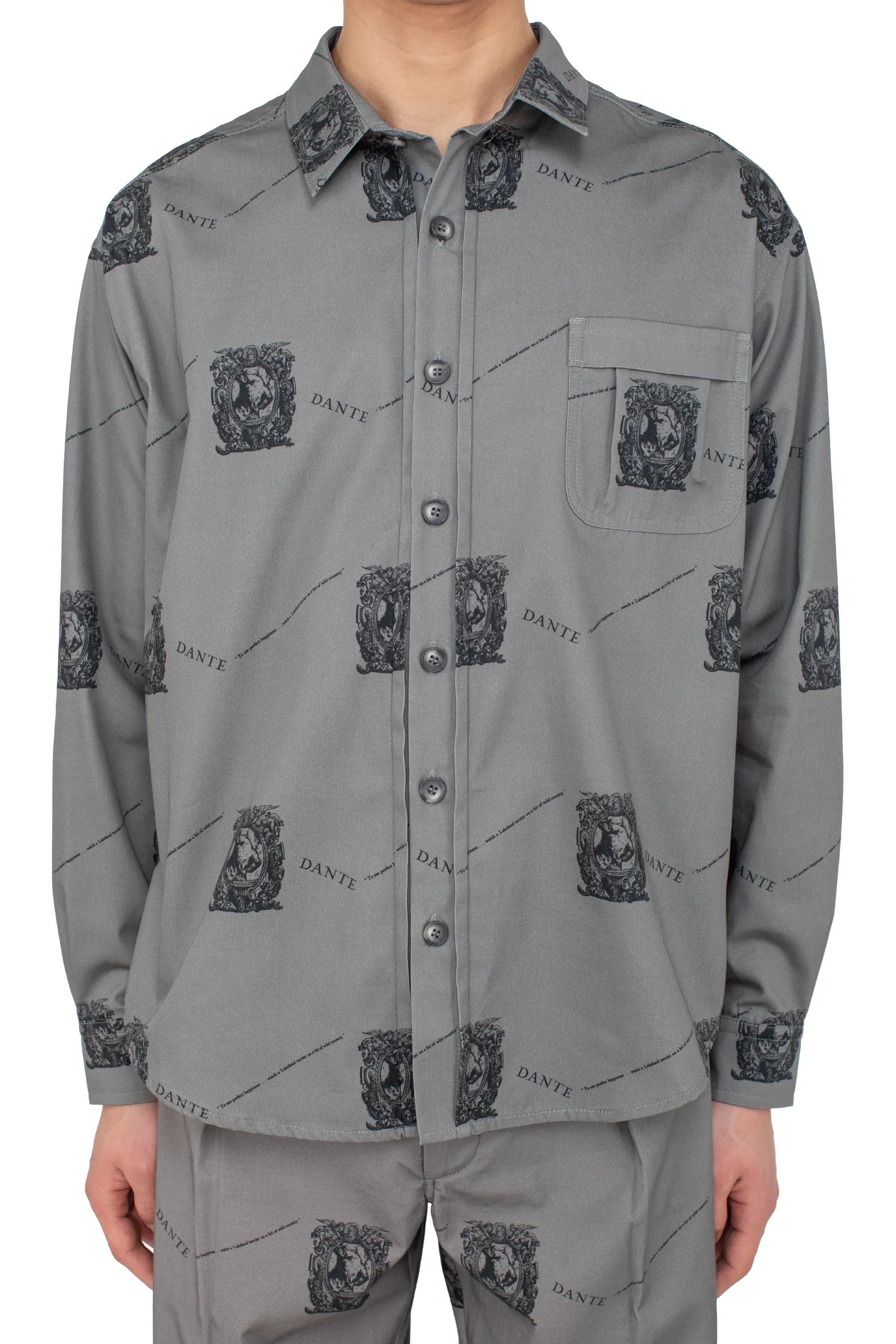 KIKO KOSTADINOV DANTE POCKET SHIRT - DANTE GREY