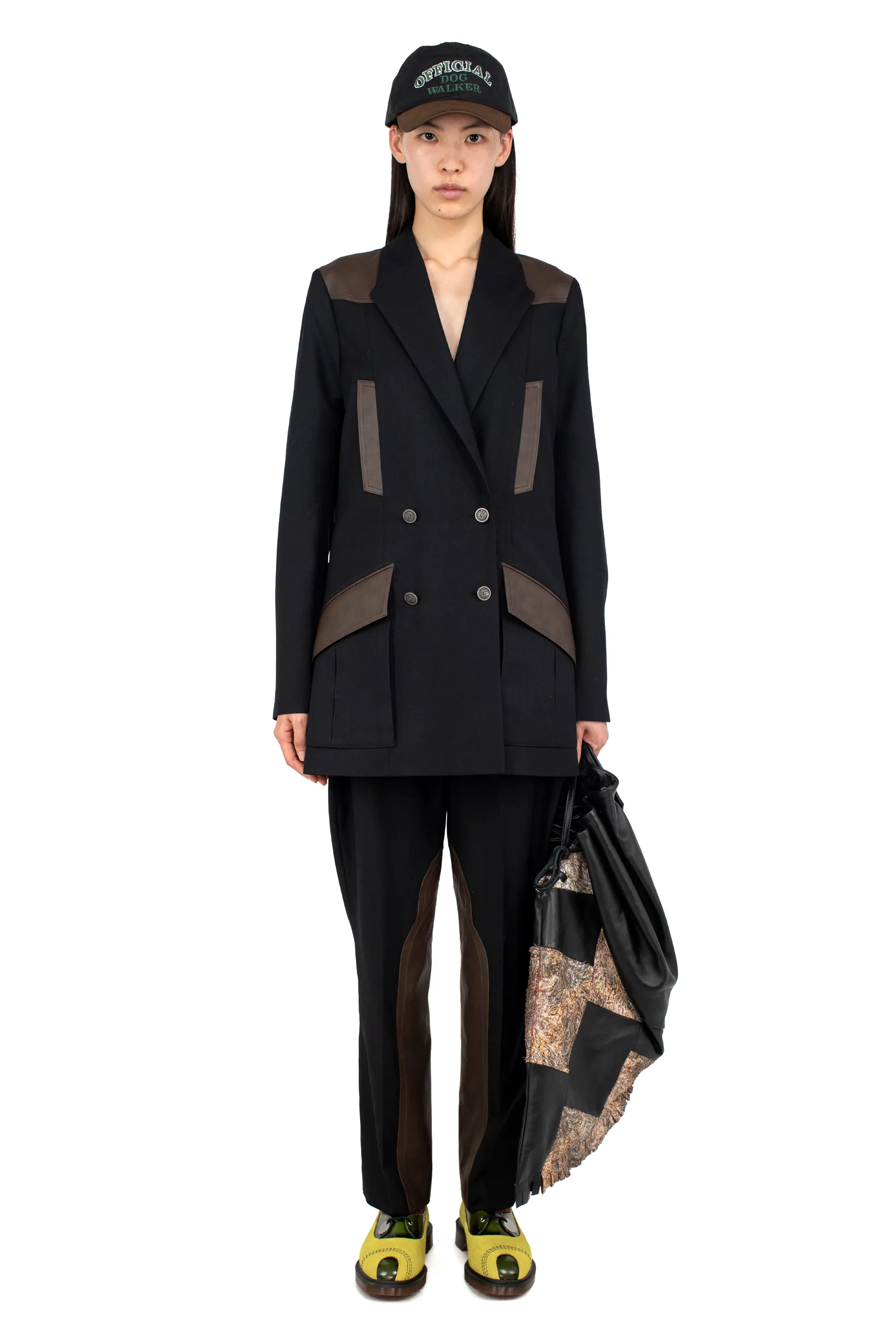 KIKO KOSTADINOV DANTE RIDING JACKET - BLACK/D BROWN