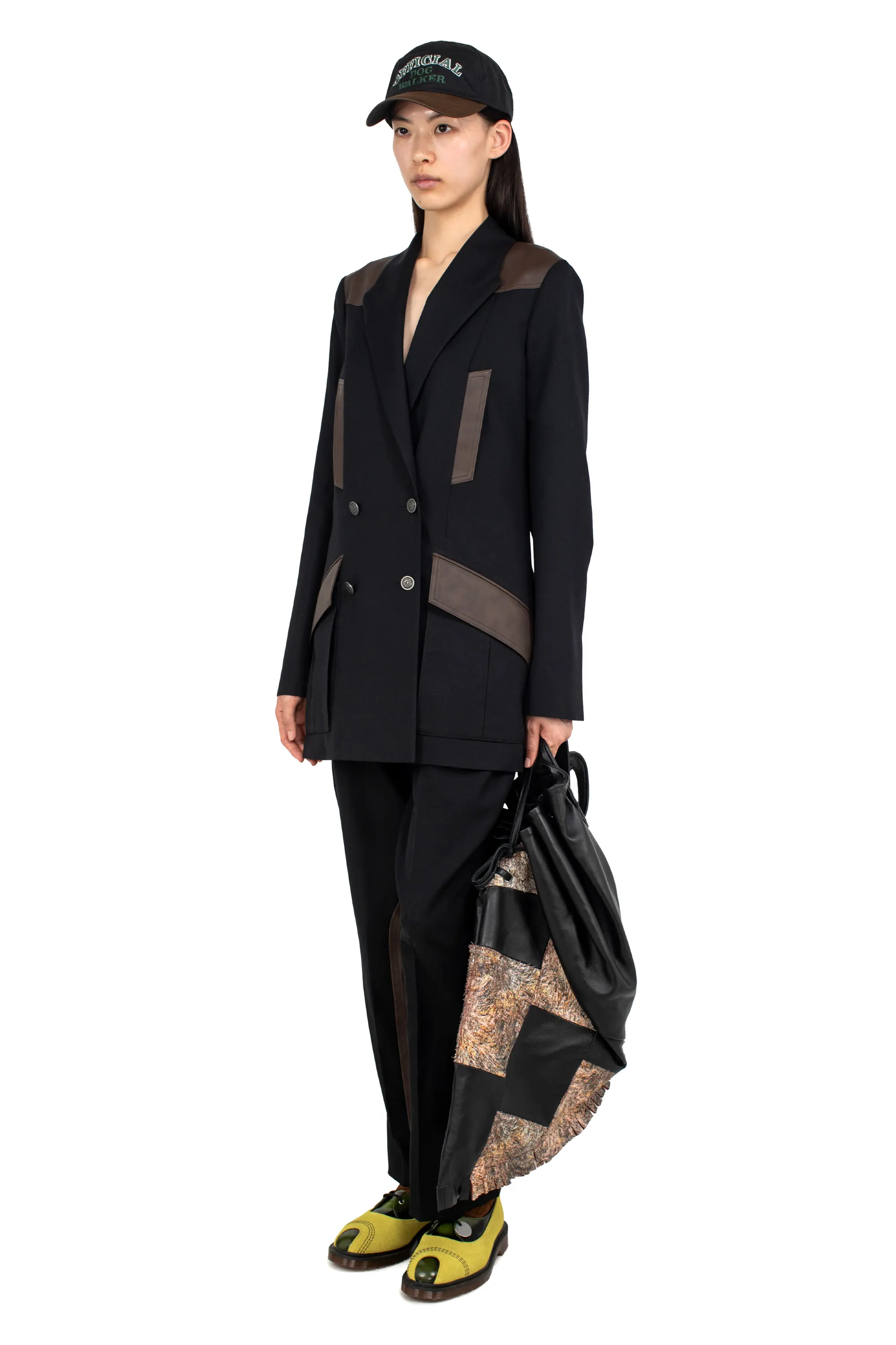 KIKO KOSTADINOV DANTE RIDING JACKET - BLACK/D BROWN