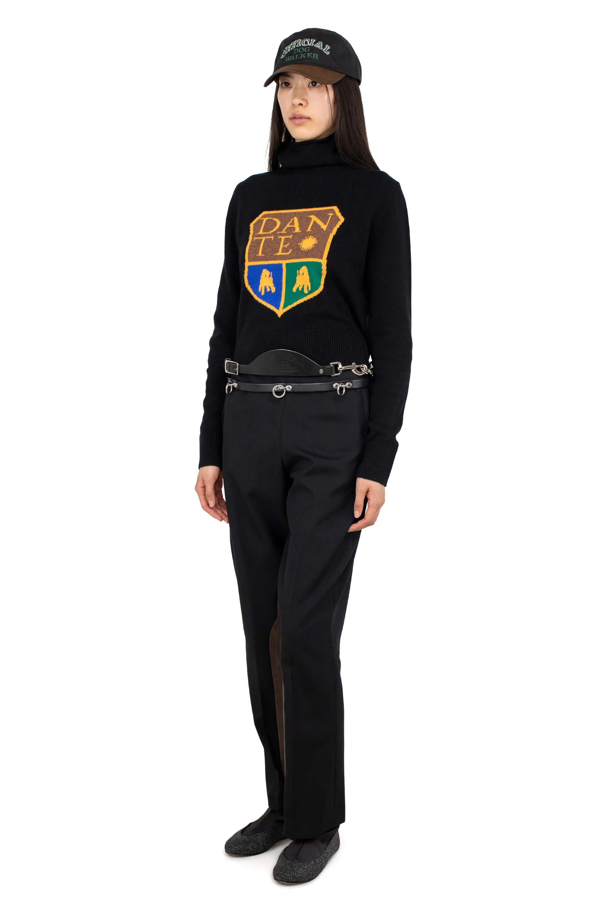 KIKO KOSTADINOV DANTE RIDING TROUSERS - BLACK/D BROWN