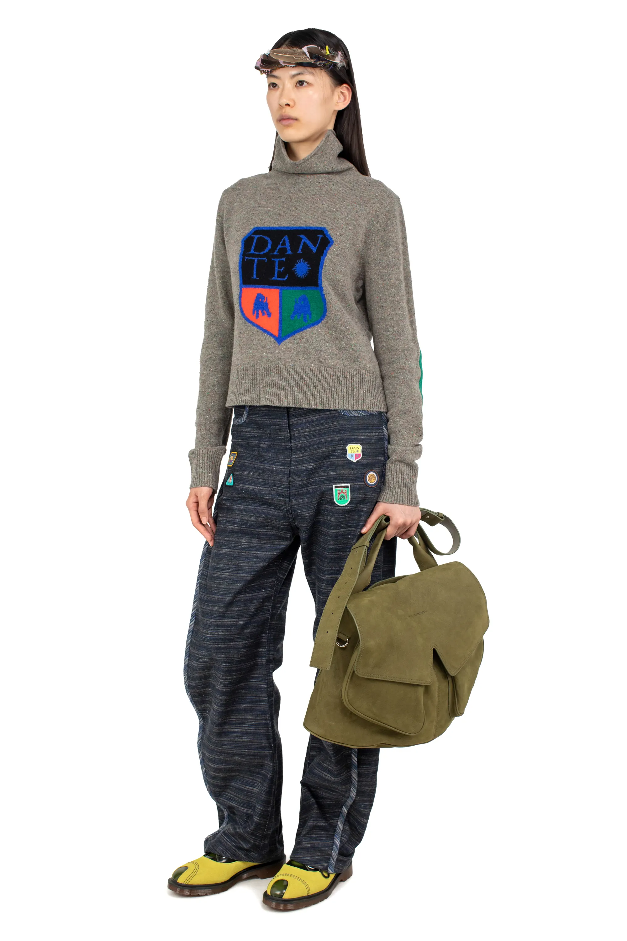KIKO KOSTADINOV DANTE SHIELD JUMPER - LIGHT GREY